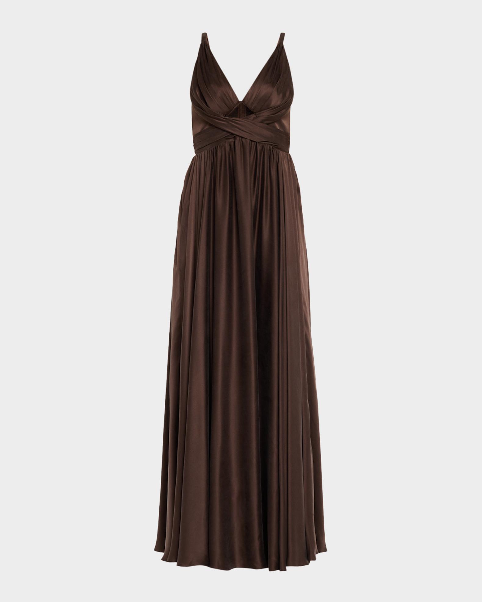 Zimmermann Draped Silk Maxi Dress | Neiman Marcus