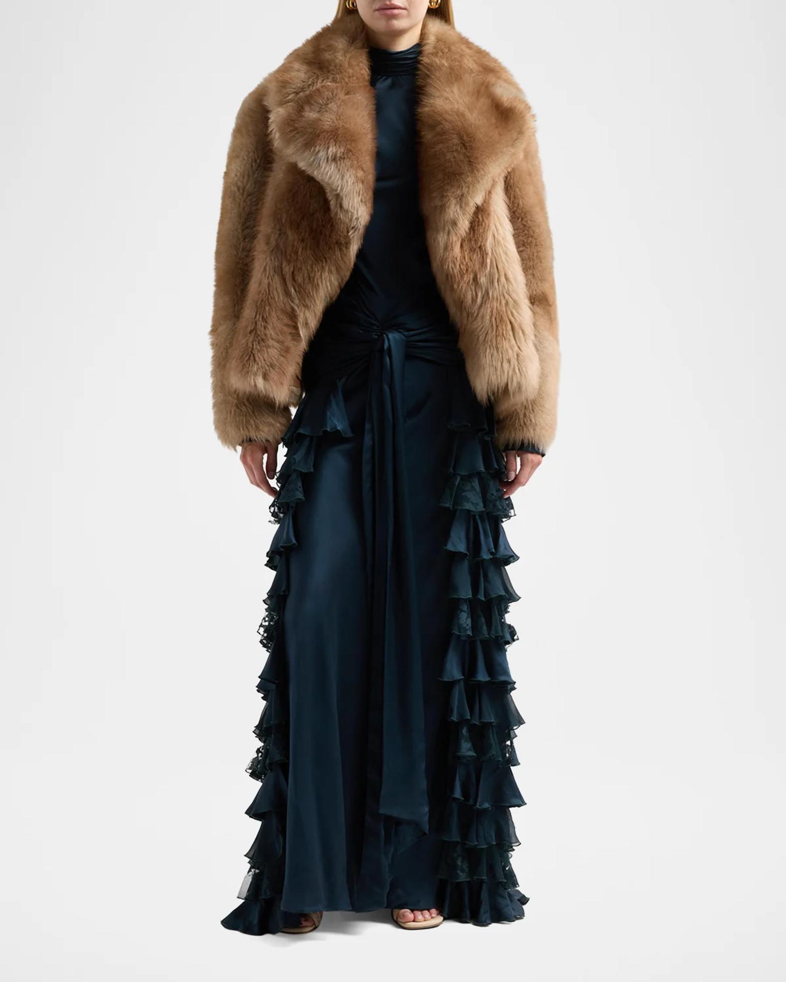 Zimmermann Valiant Shearling Wrap Jacket | Neiman Marcus