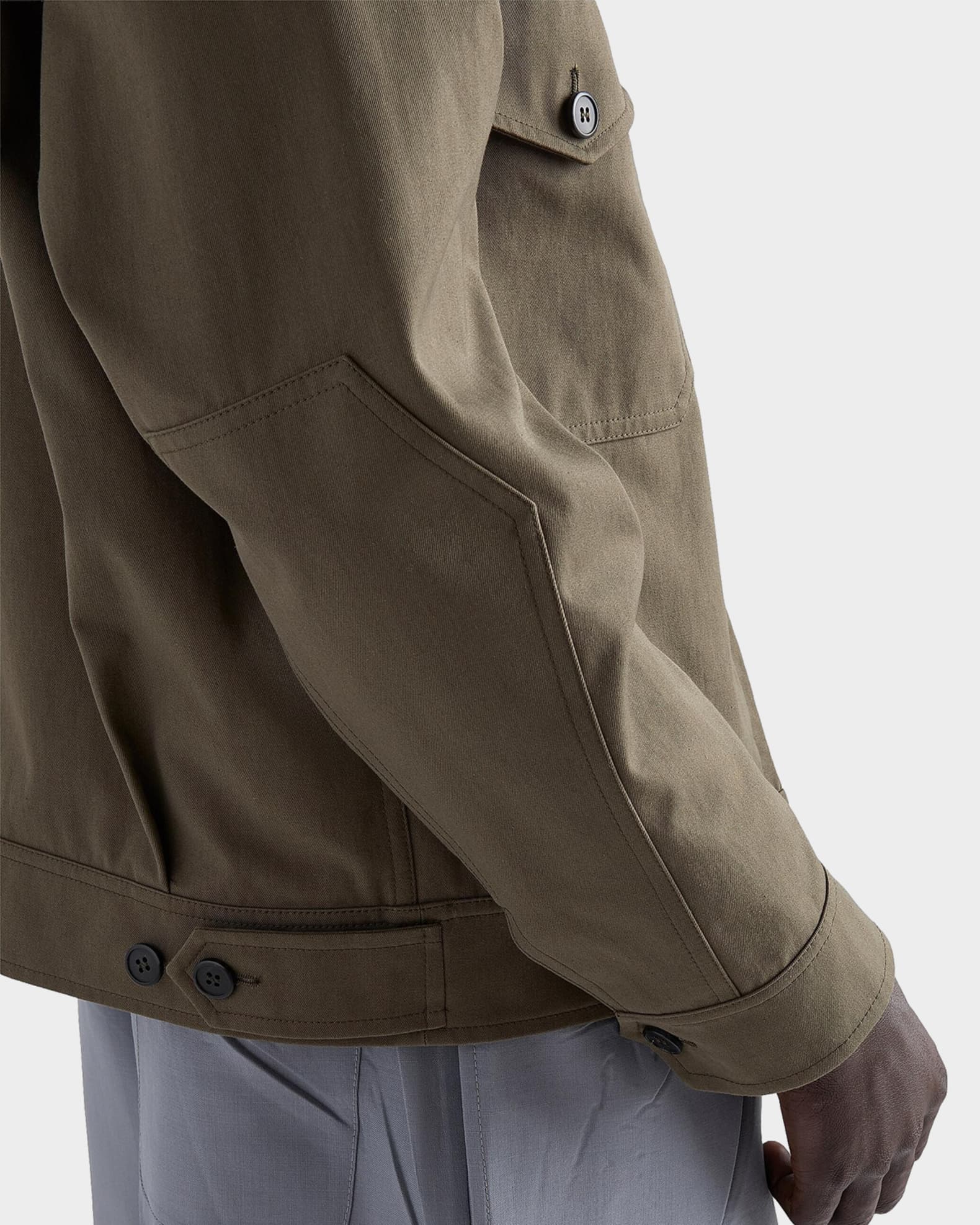 Prada Men's Technical Fabric Jacket | Neiman Marcus
