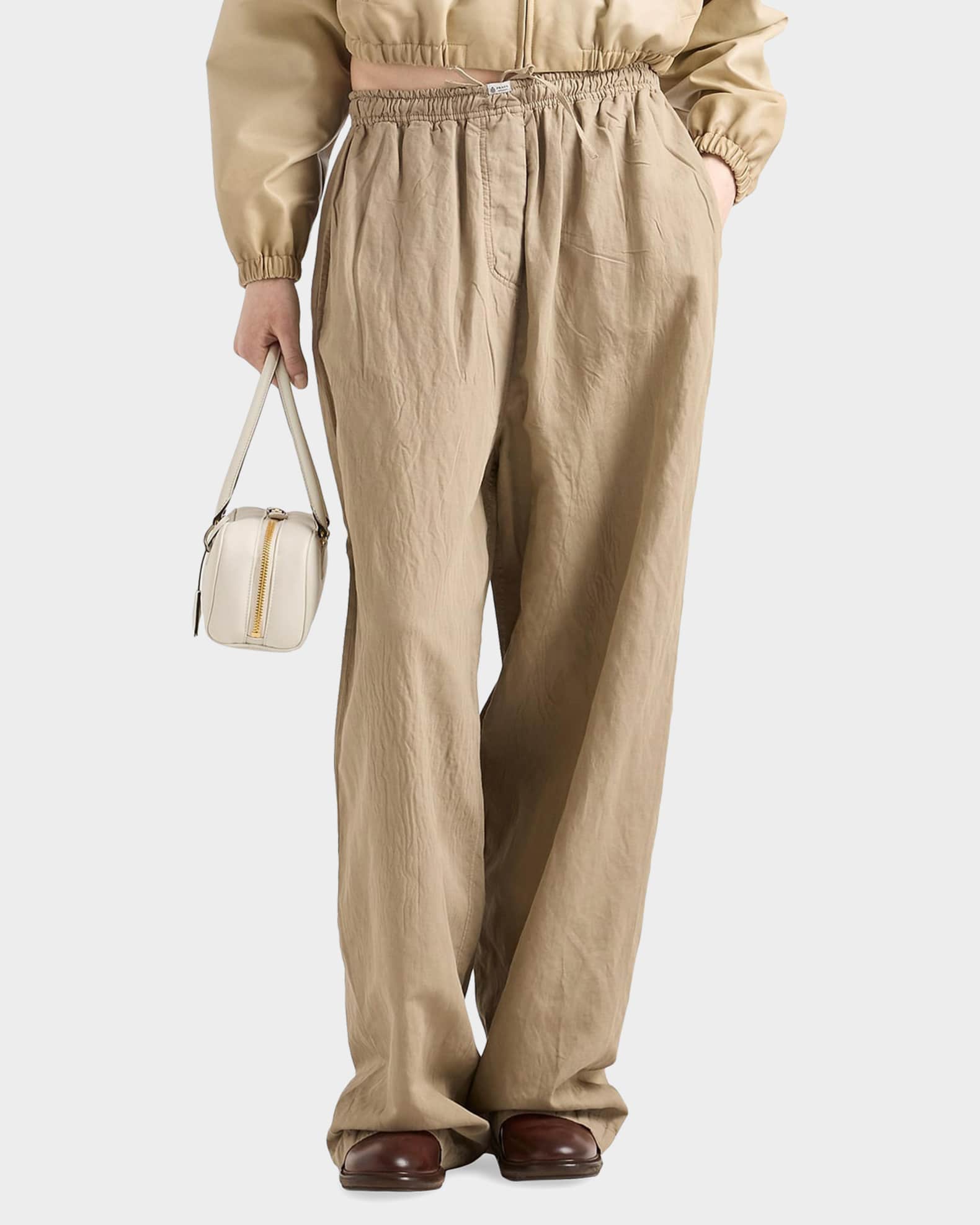 パンツ Archive PRADA cotton slacks Prada Old Cotton and Linen Pants | Neiman Marcus