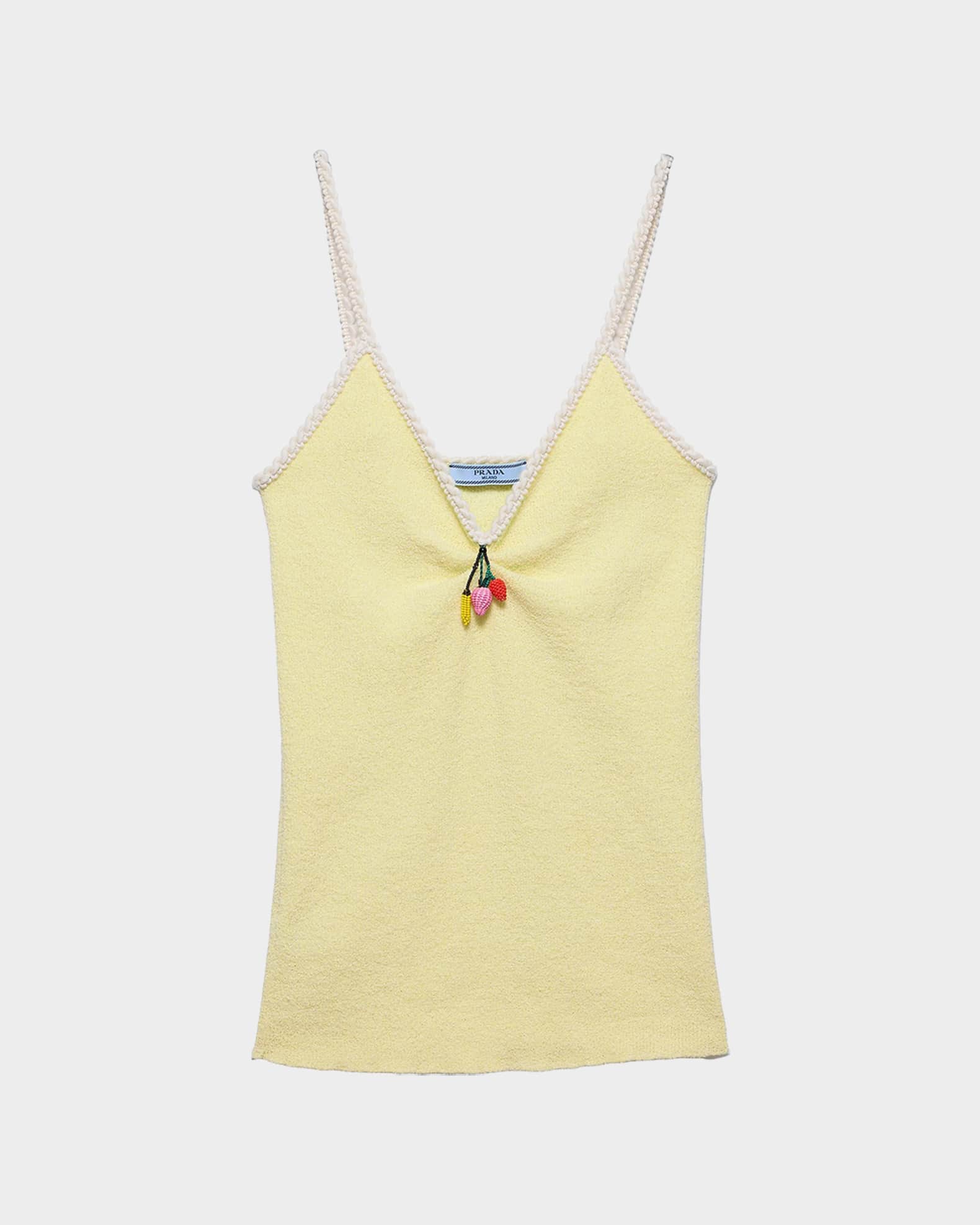 Prada Cotton Boucle Tank Top | Neiman Marcus