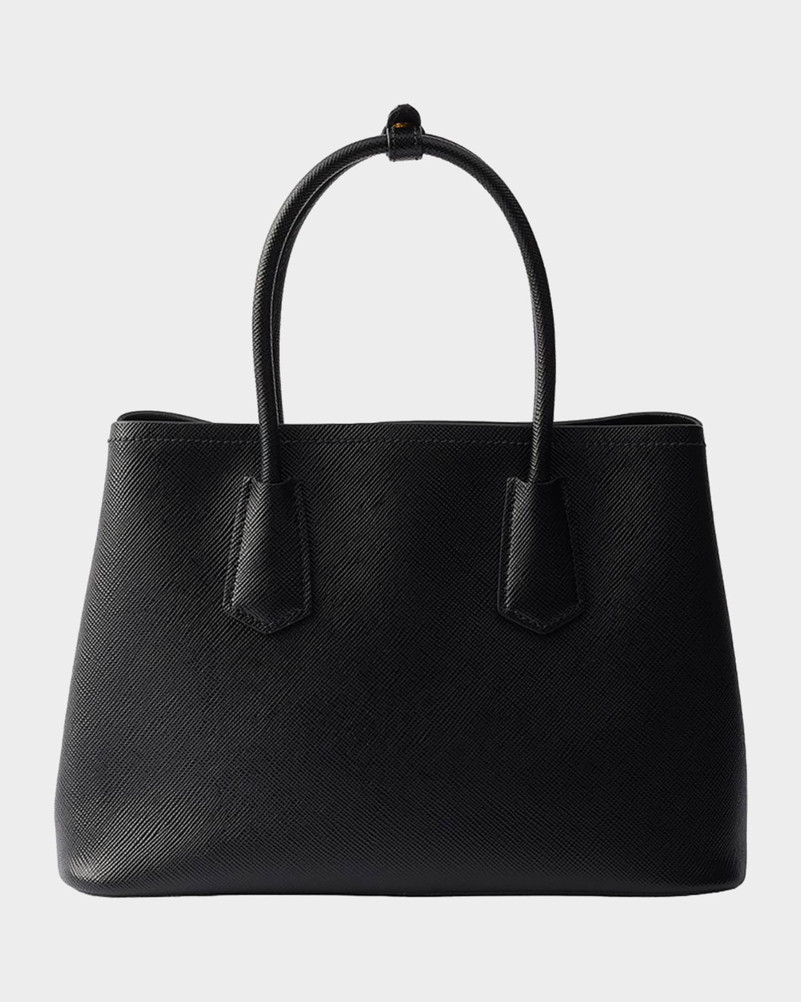 Prada Double Medium Saffiano Leather Bag | Neiman Marcus