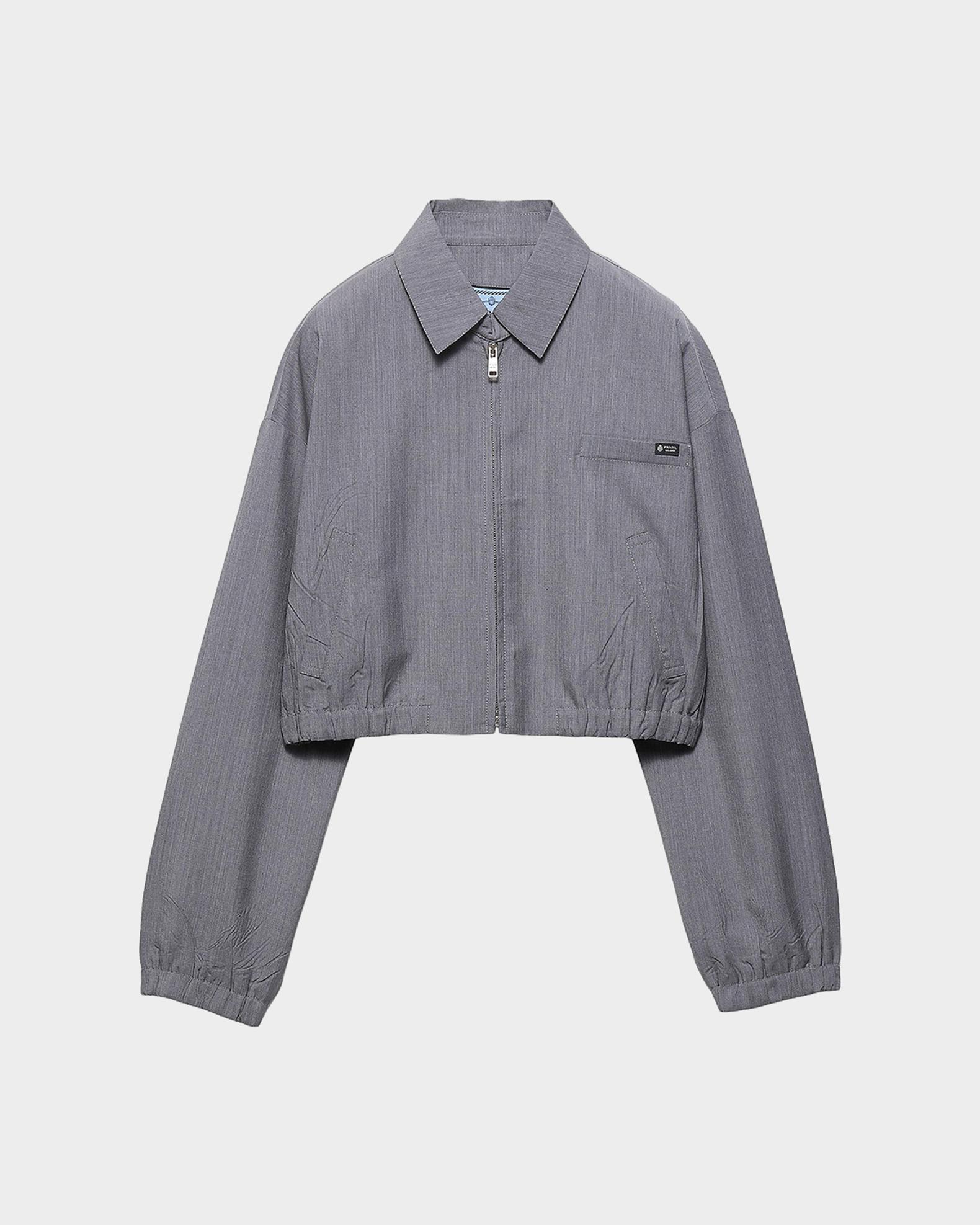Prada Light Mohair Blouson Jacket | Neiman Marcus