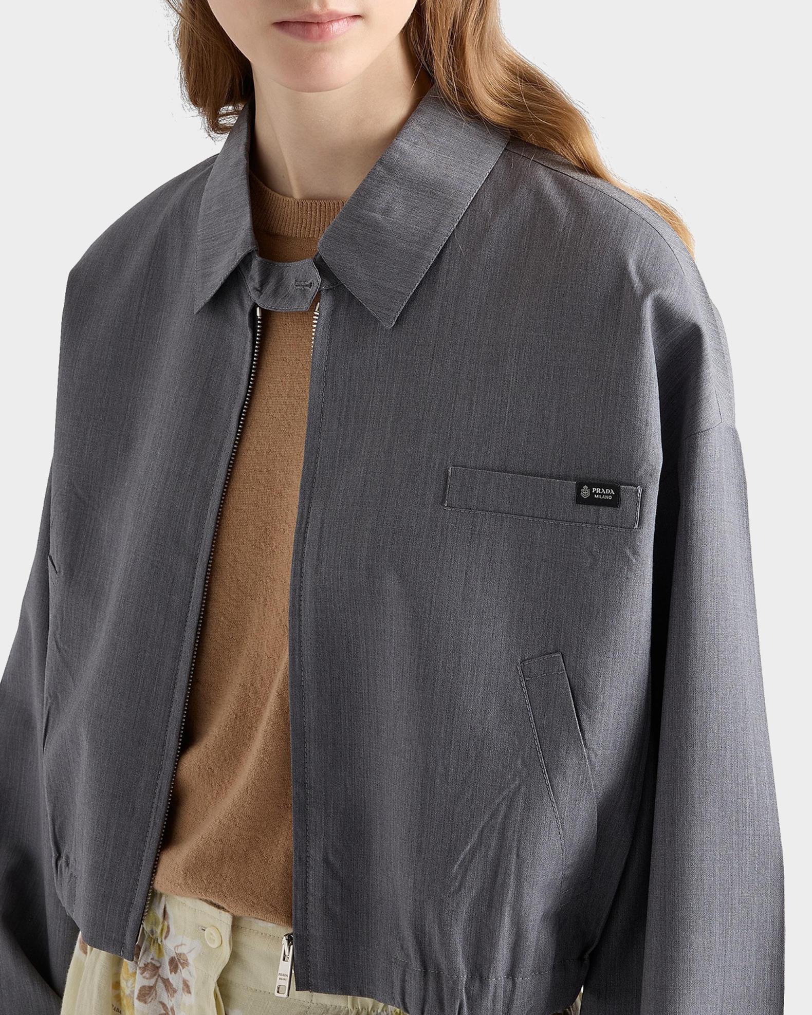 Prada Light Mohair Blouson Jacket | Neiman Marcus