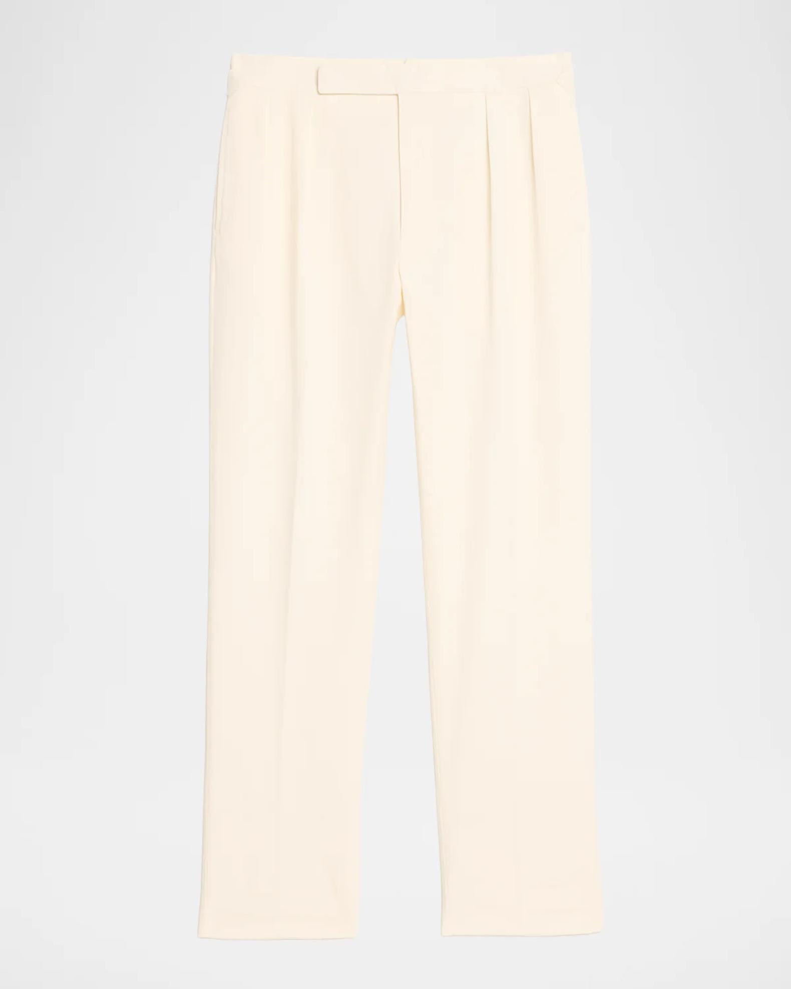 Ralph Lauren Purple Label Men's Silk Straight-Leg Chino Trousers