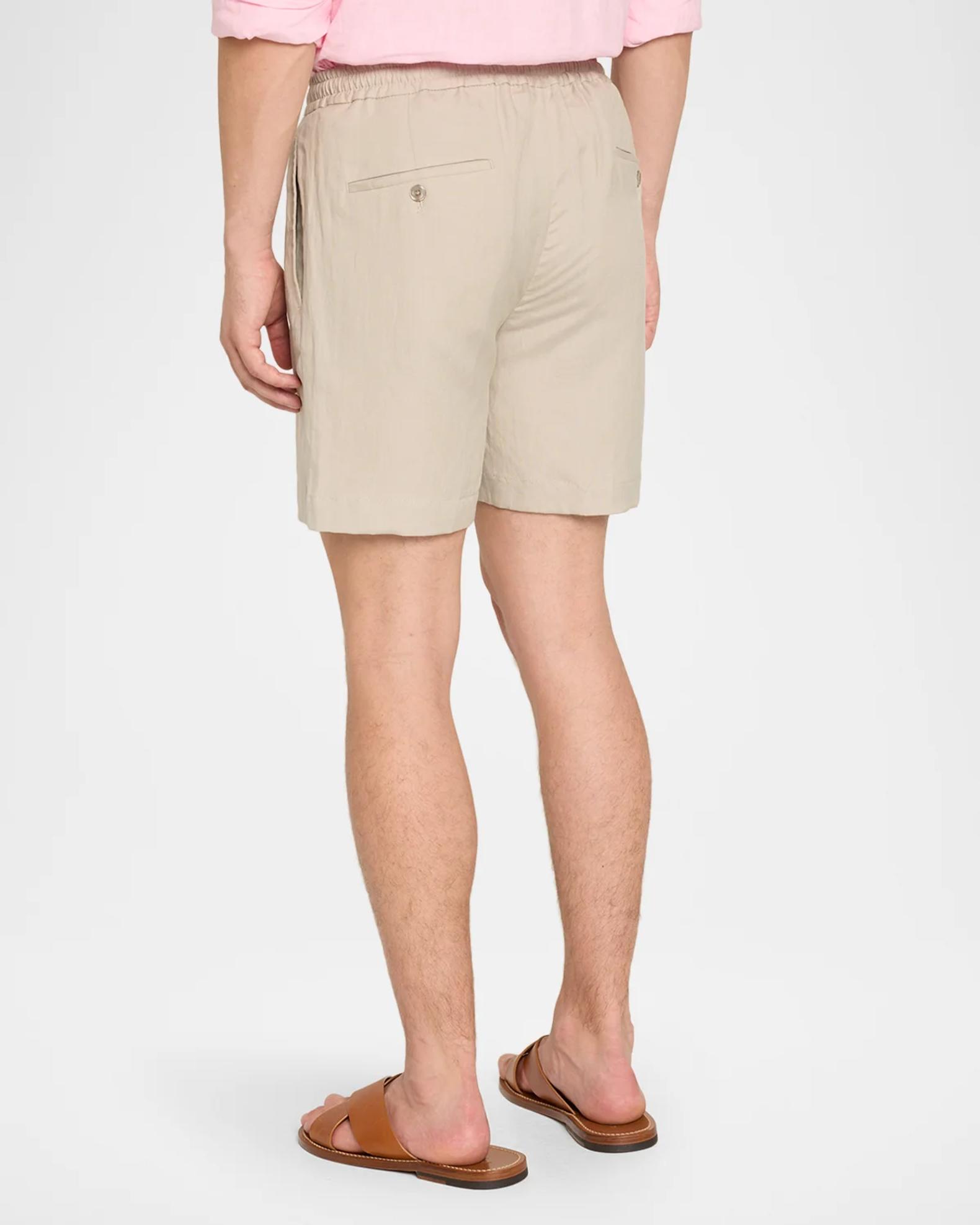 パンツ Ralph Lauren 90s LINEN SILK shorts W36 Ralph Lauren Purple Label Men's Silk-Linen Drawstring Shorts