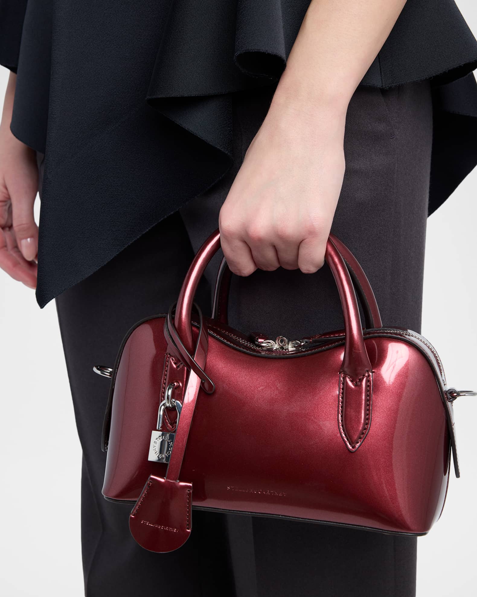 Stella McCartney Ryder Small Glossy Crossbody Bag | Neiman Marcus