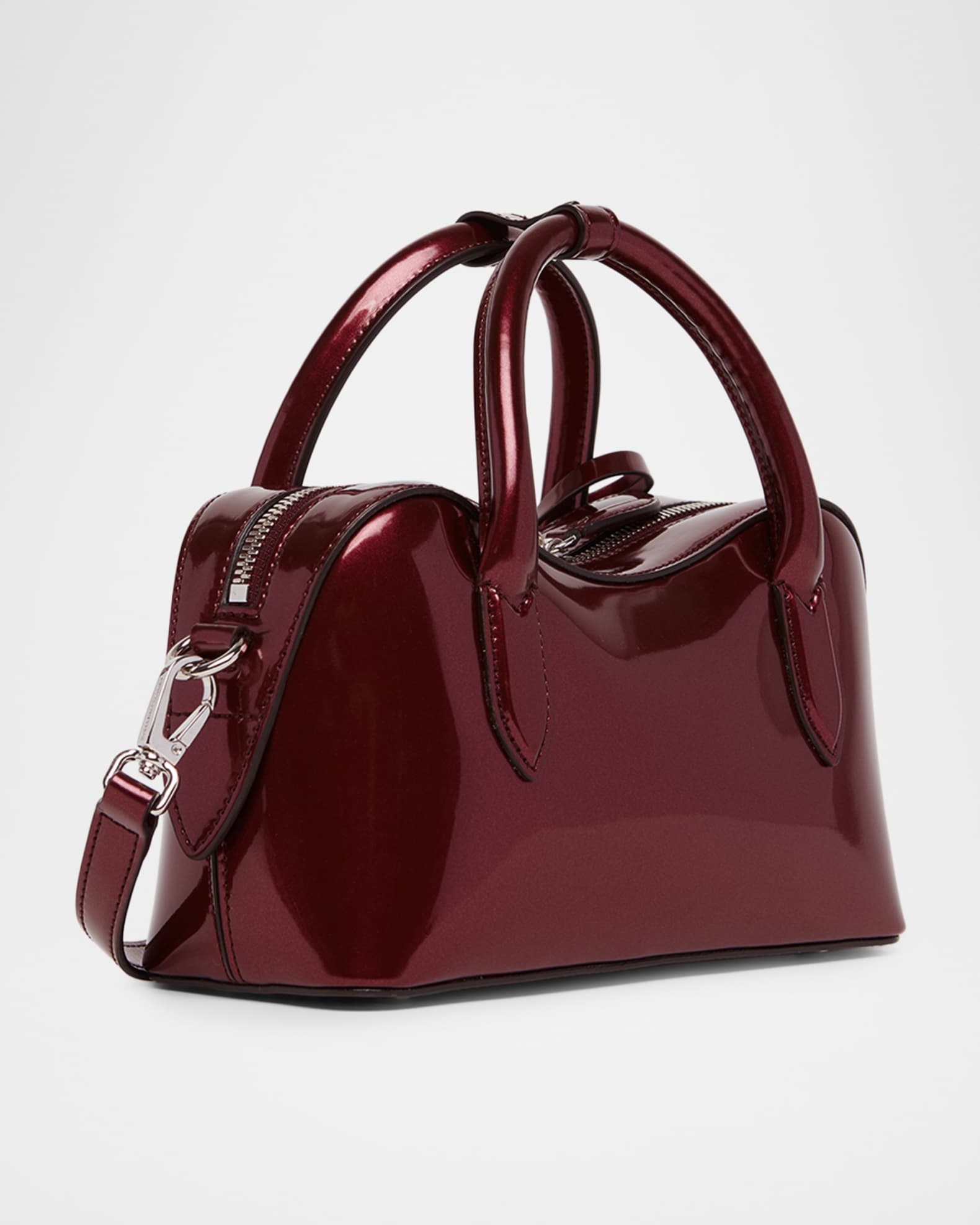 Stella McCartney Ryder Small Glossy Crossbody Bag | Neiman Marcus