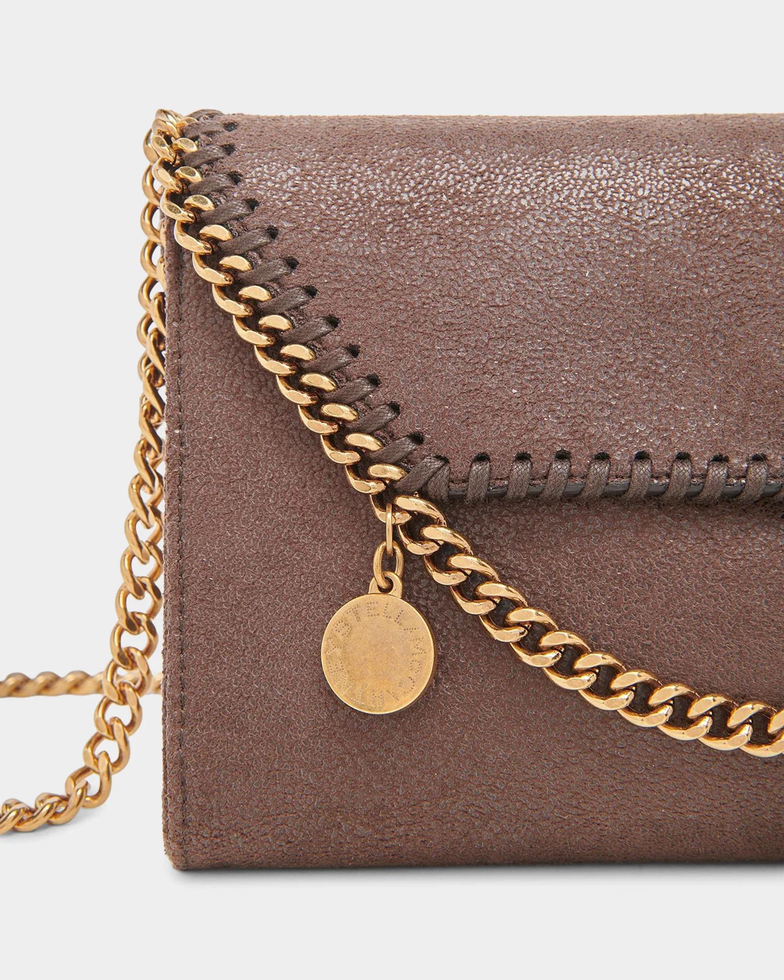 Stella McCartney Falabella Shaggy Deer Wallet Crossbody Bag