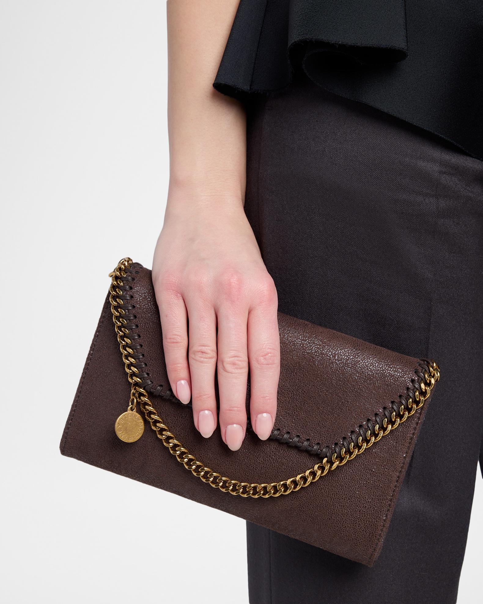 Stella McCartney Falabella Continental Wallet on Chain | Neiman Marcus
