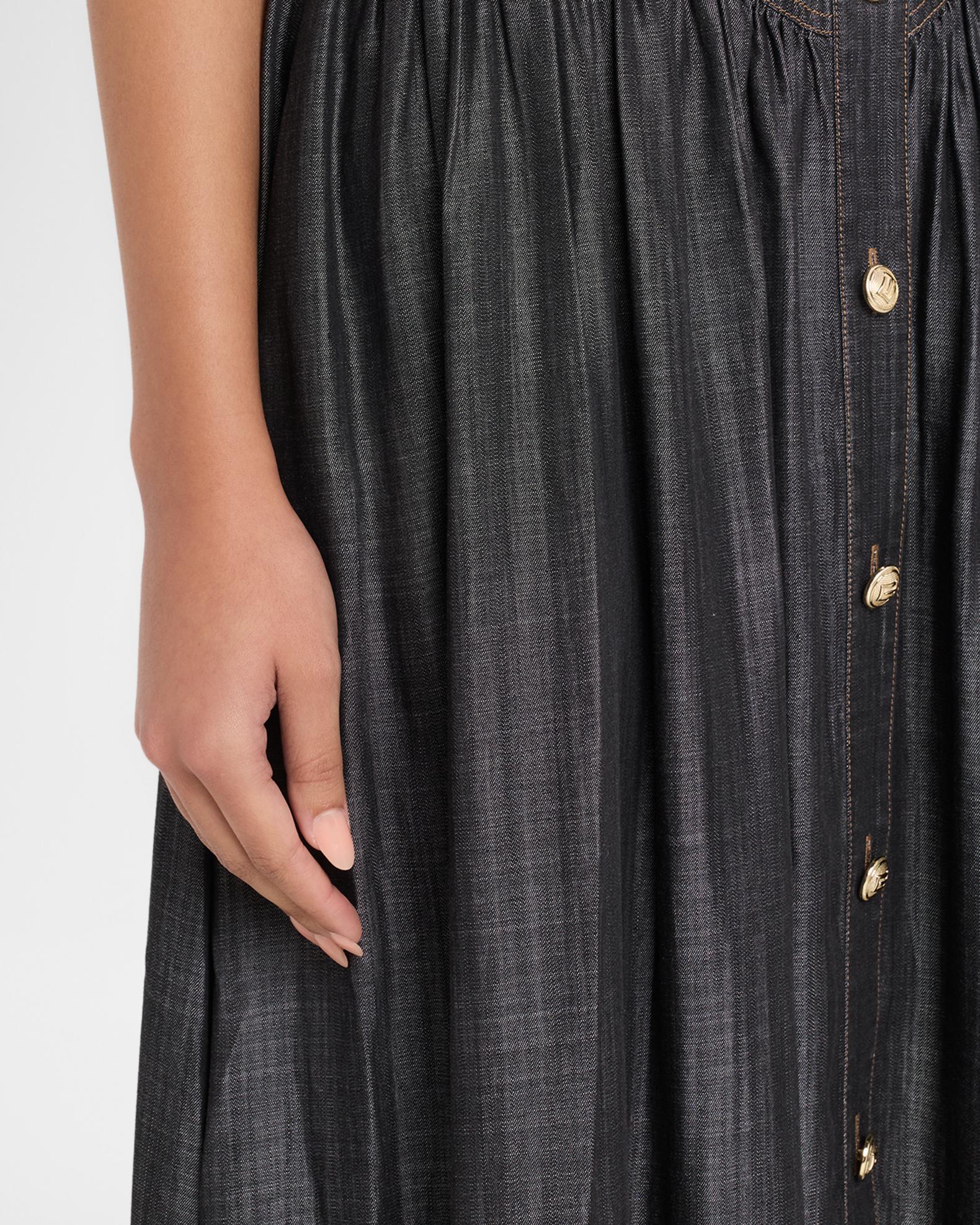 Elie Tahari July The Madison Denim Midi Dress | Neiman Marcus