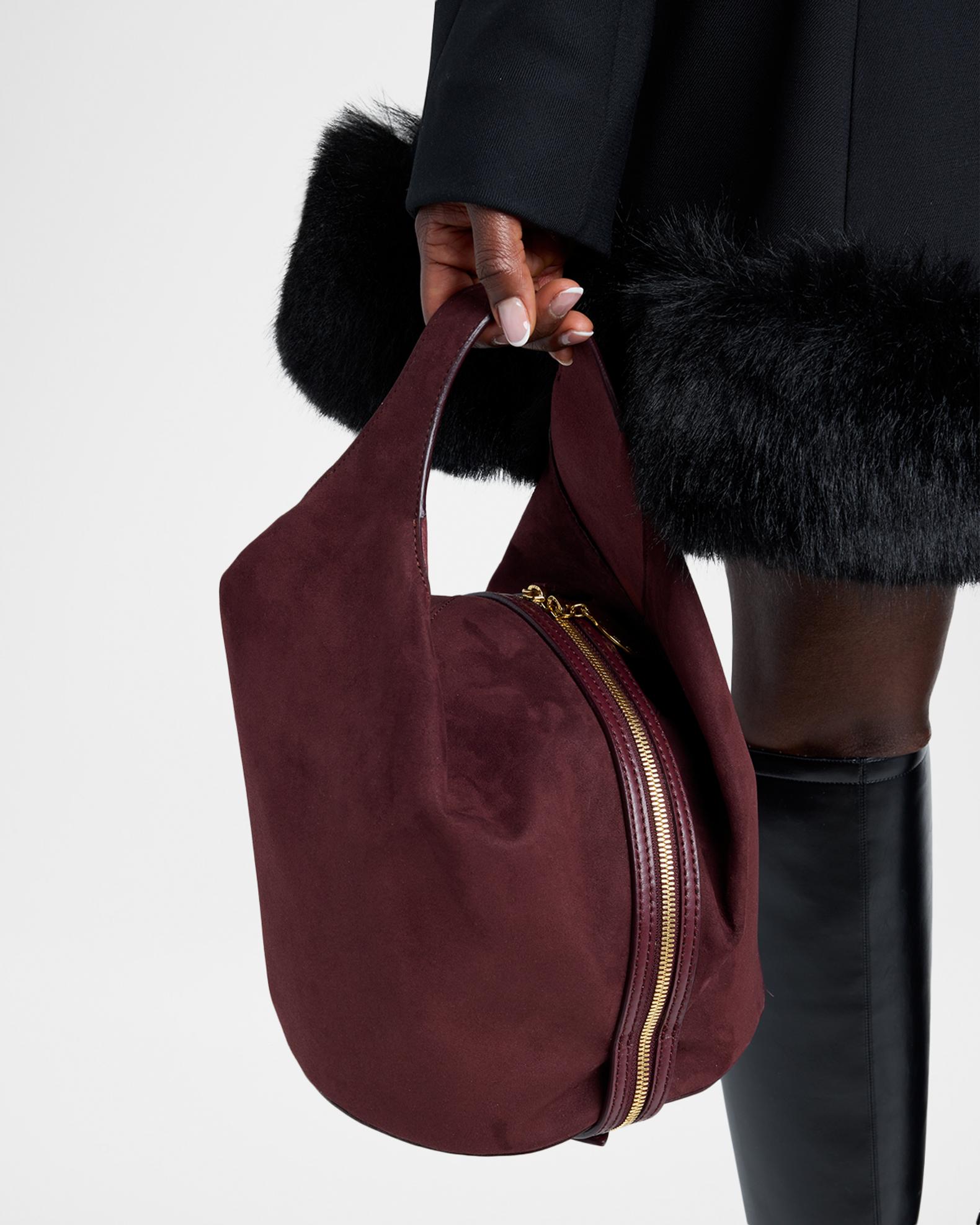 Stella McCartney Appaloosa Small Vegan Suede Bucket Bag | Neiman