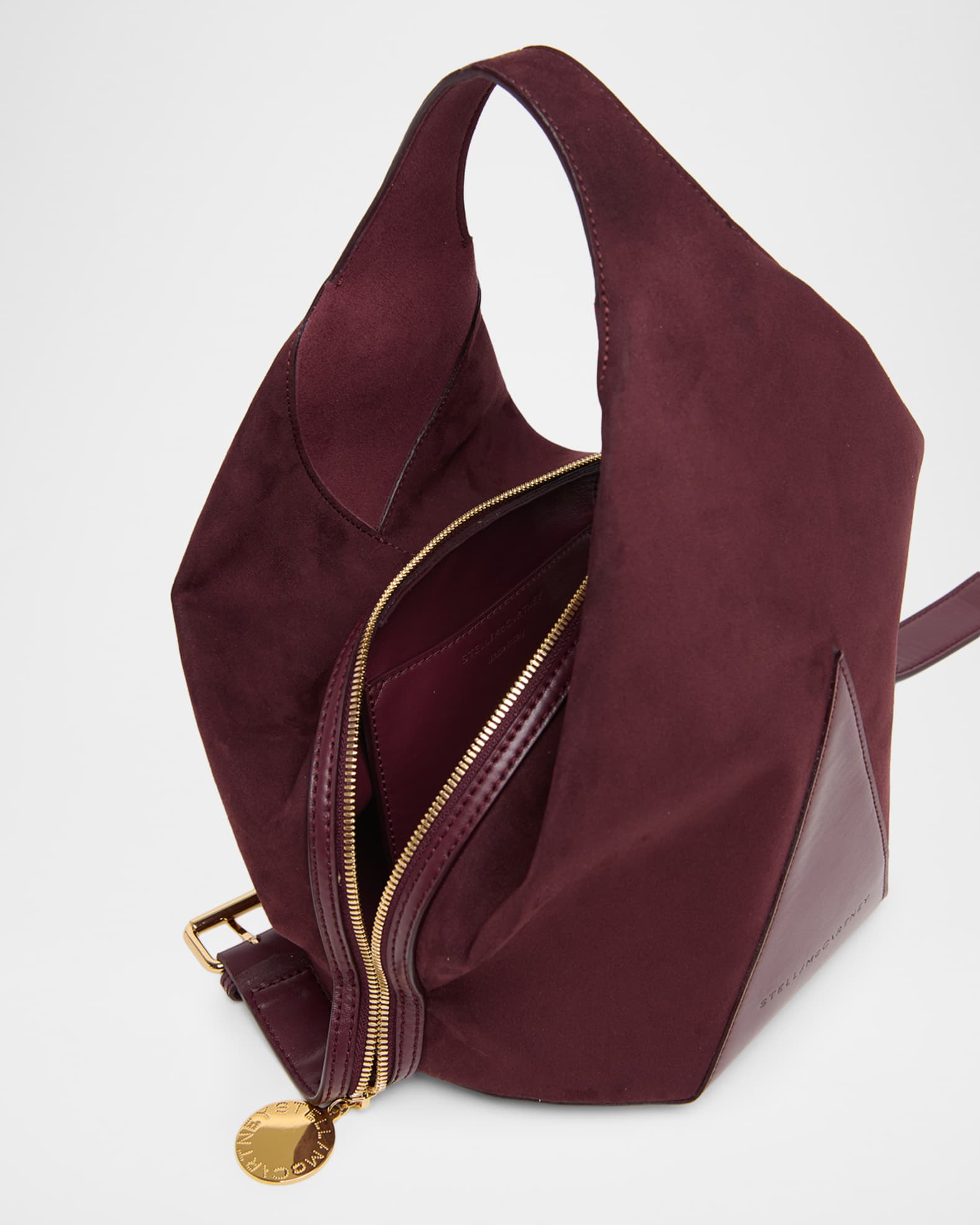 Stella McCartney Appaloosa Small Vegan Suede Bucket Bag | Neiman