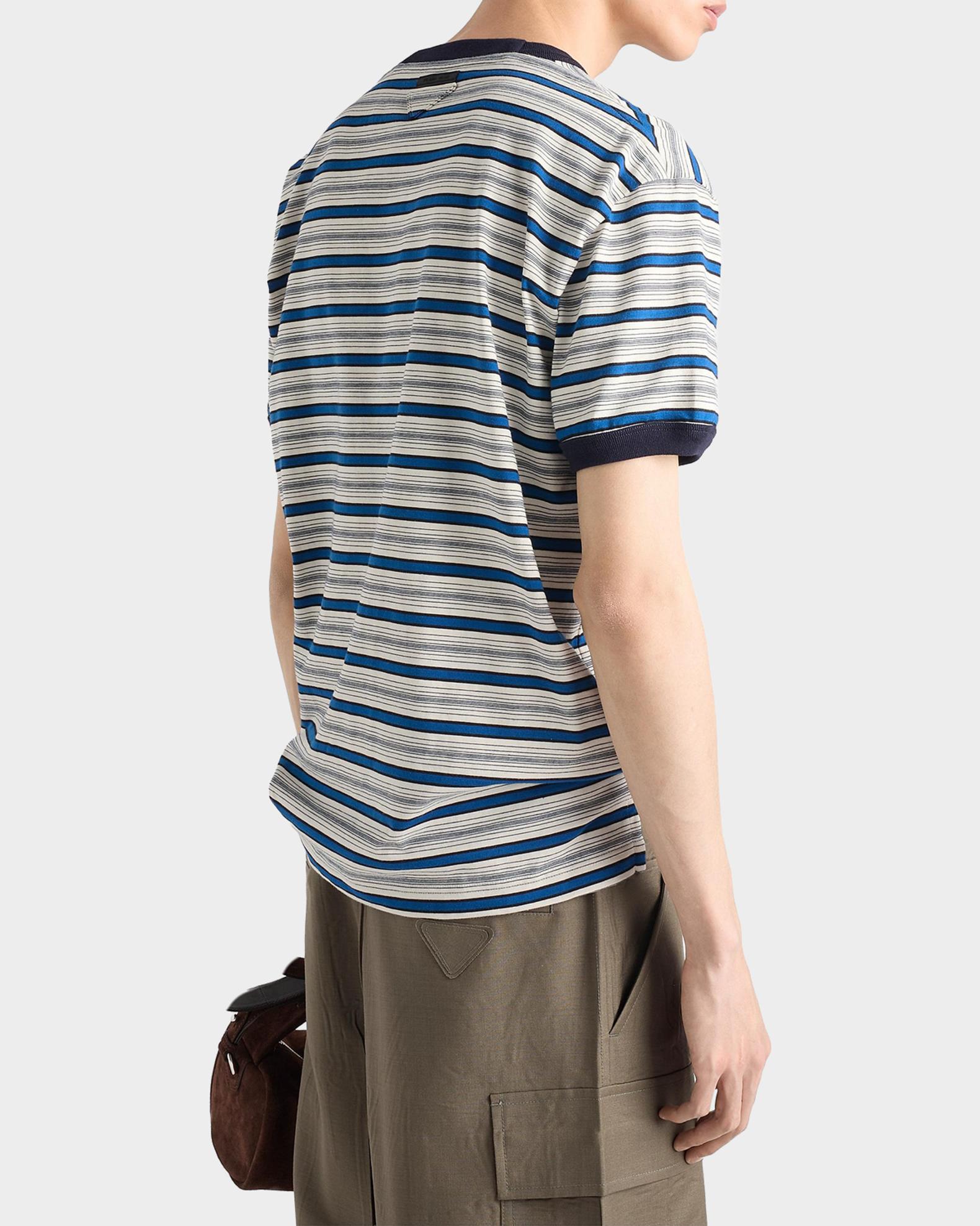 Prada Men's Striped Cotton T-Shirt | Neiman Marcus