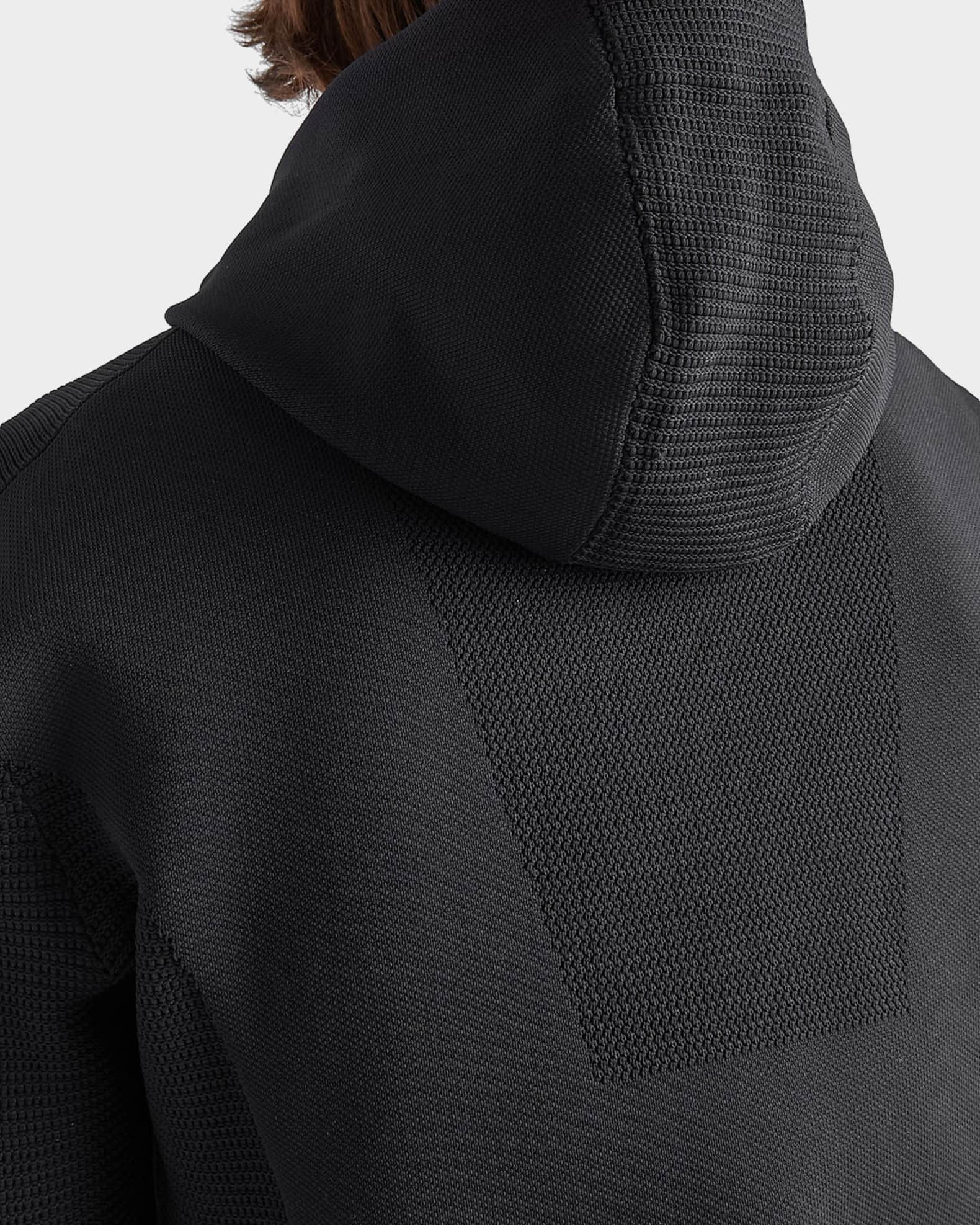 Prada Men's Techno Pique Hoodie | Neiman Marcus