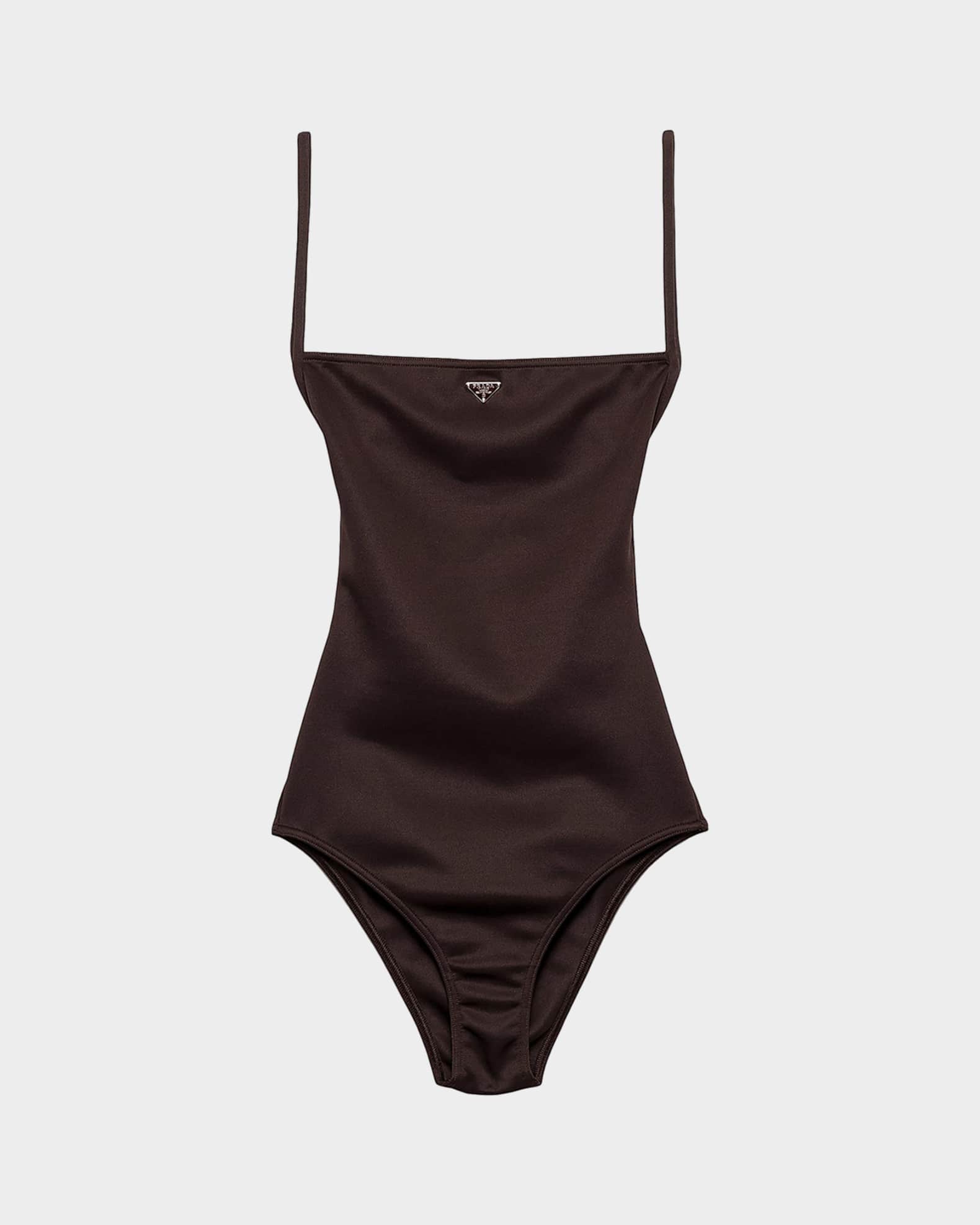 PRADA スイムウェア Prada Interlock Knit One-Piece Swimsuit | Neiman Marcus