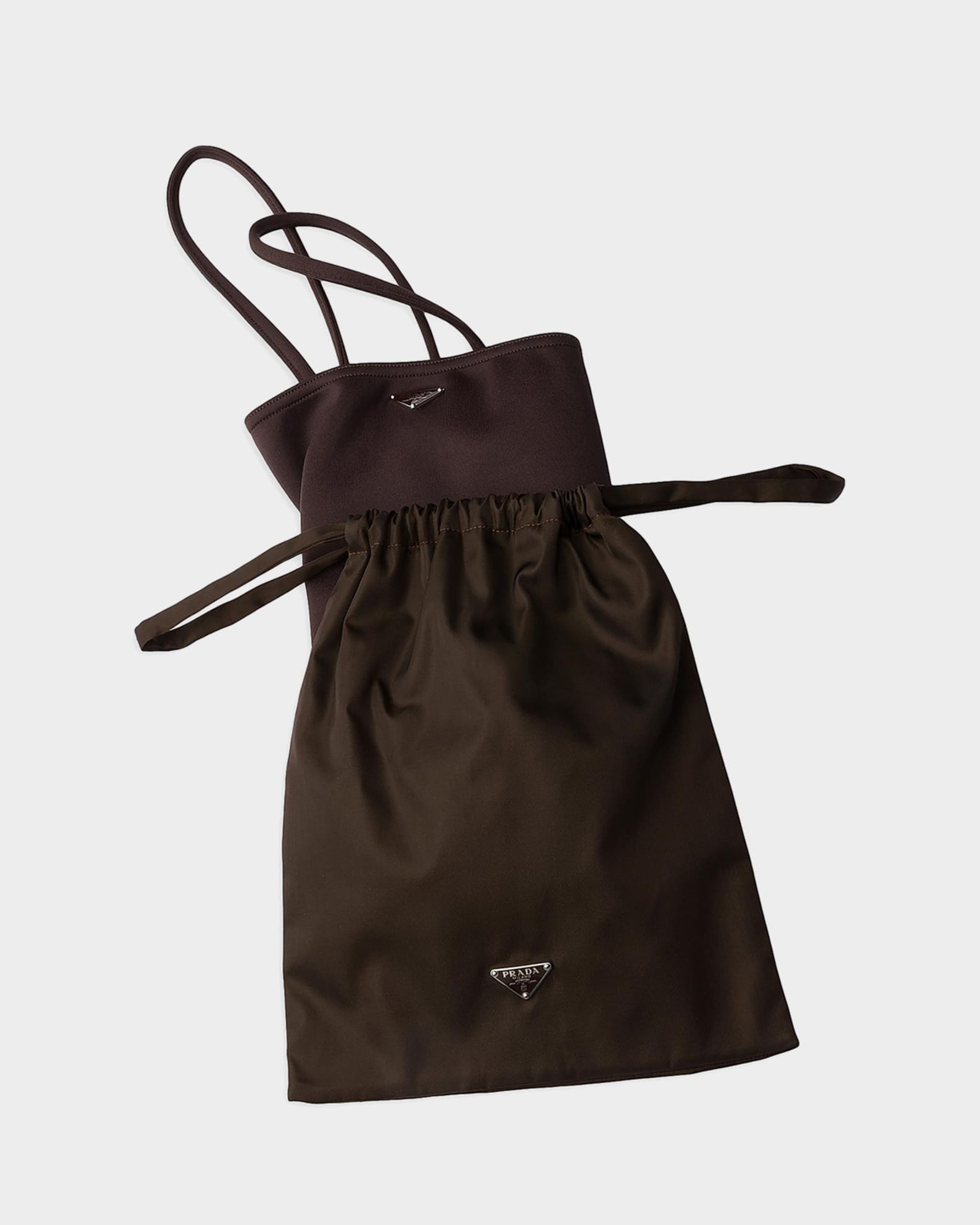 PRADA スイムウェア Prada Interlock Knit One-Piece Swimsuit | Neiman Marcus