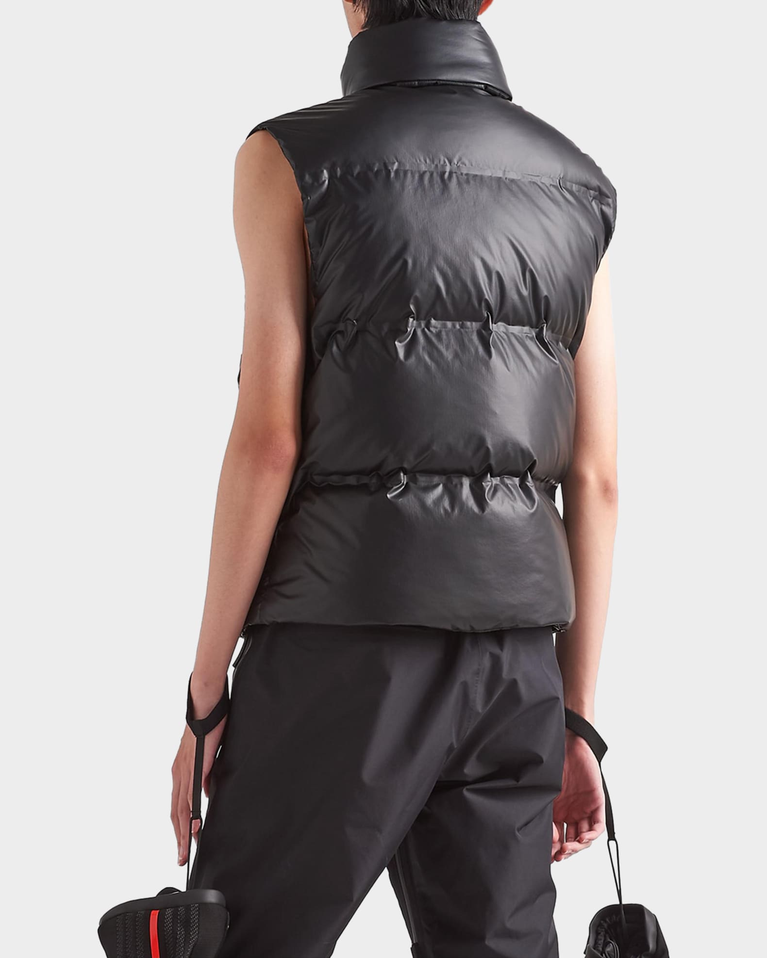 Prada Men's Light Re-Nylon Down Vest | Neiman Marcus