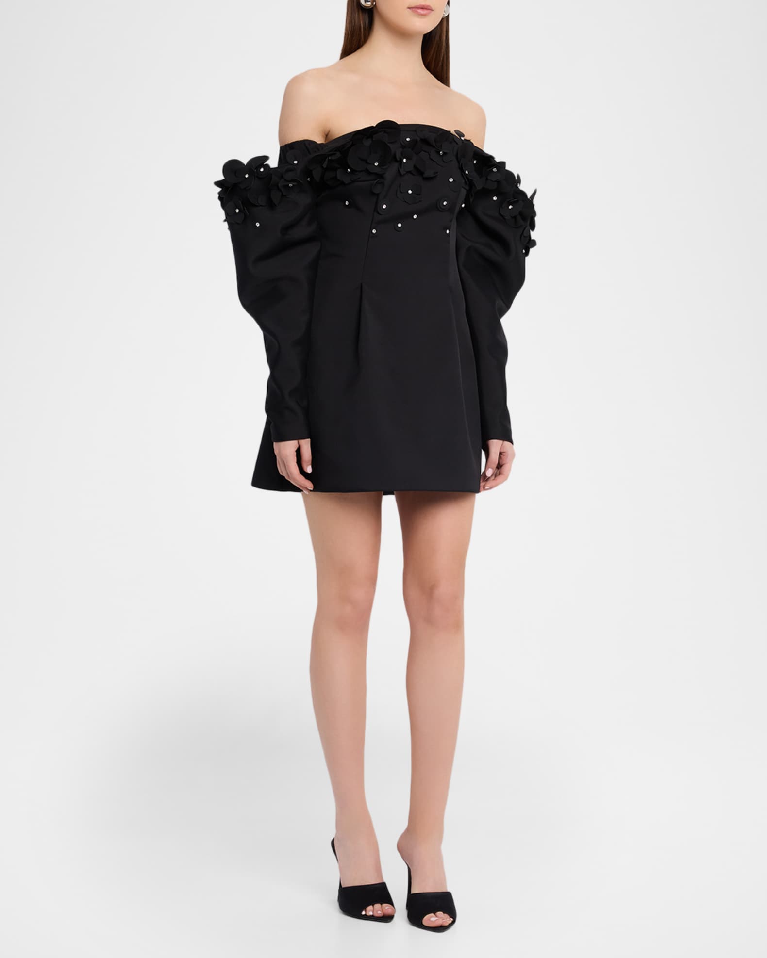 acler 3d floral mini dress Acler Isla 3D Flower Mini Dress by Acler