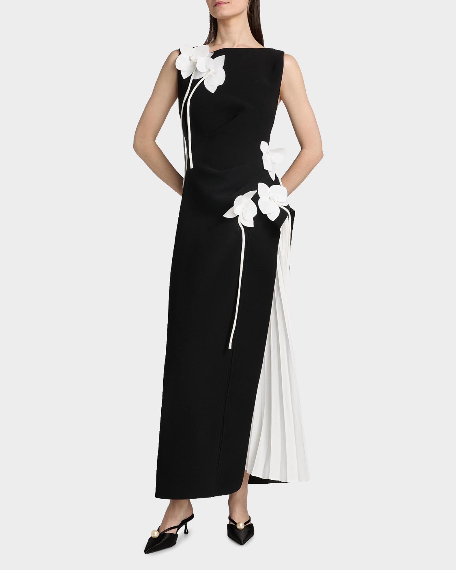 acler black and white dress Women's Forever Young Limisi Maxi This mini dress features low-back-dress Jill Black Dropped Waist Color:White Polka Dot