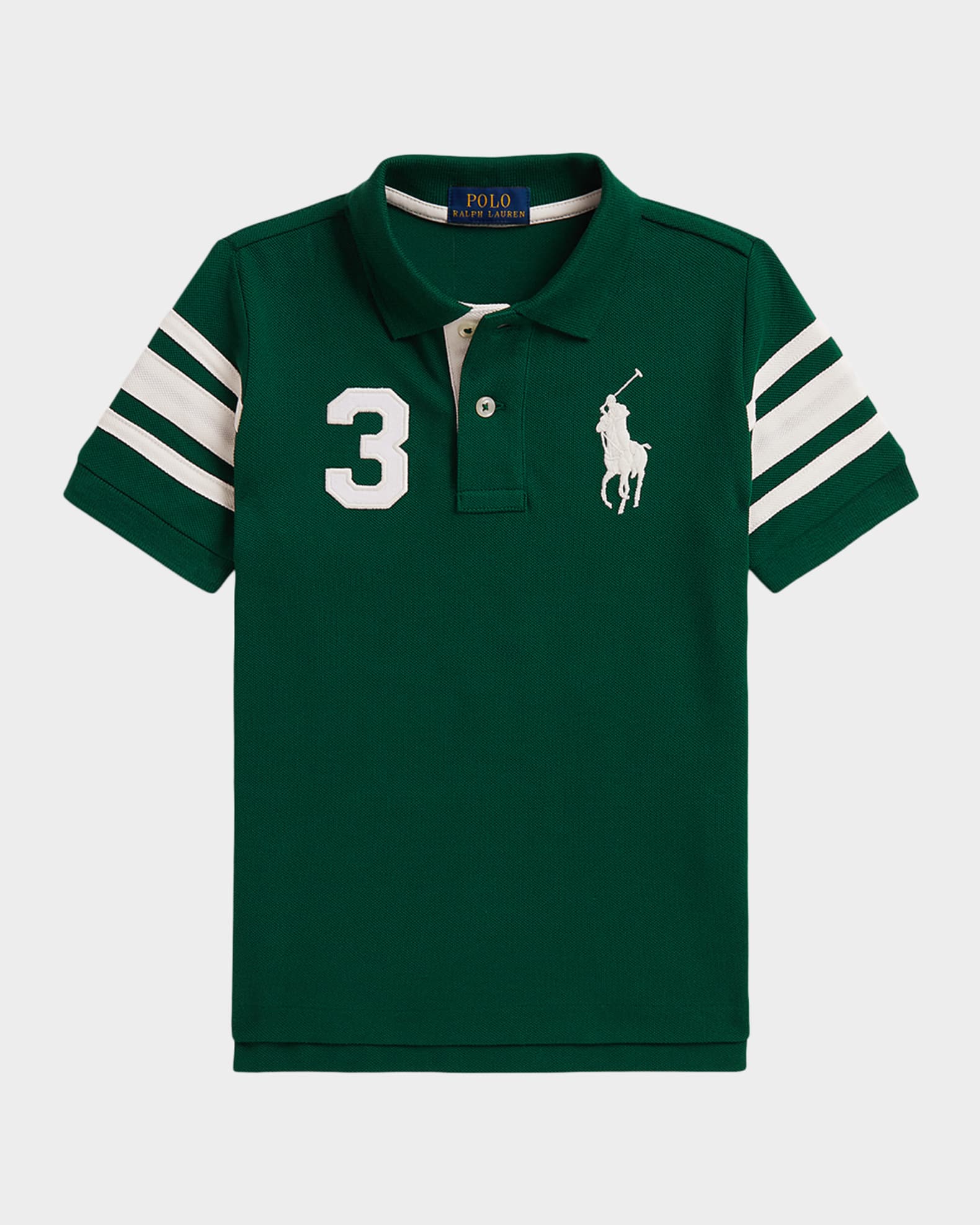 Ralph Lauren Boy's Big Pony Cotton Mesh Polo Shirt, Size 2-7