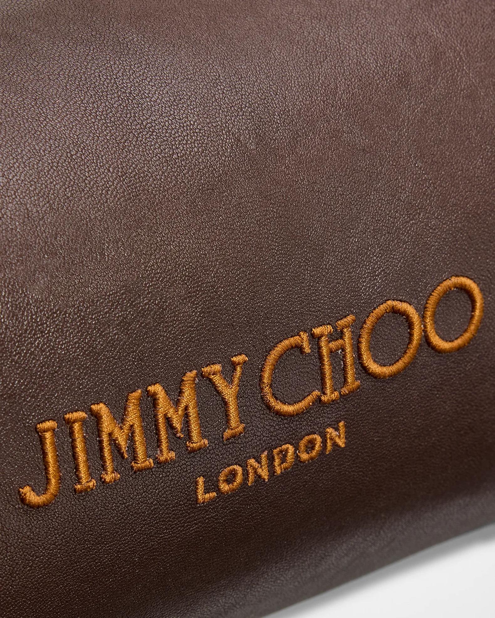 Jimmy Choo Shearling & Leather Hand Warmer Crossbody Bag | Neiman