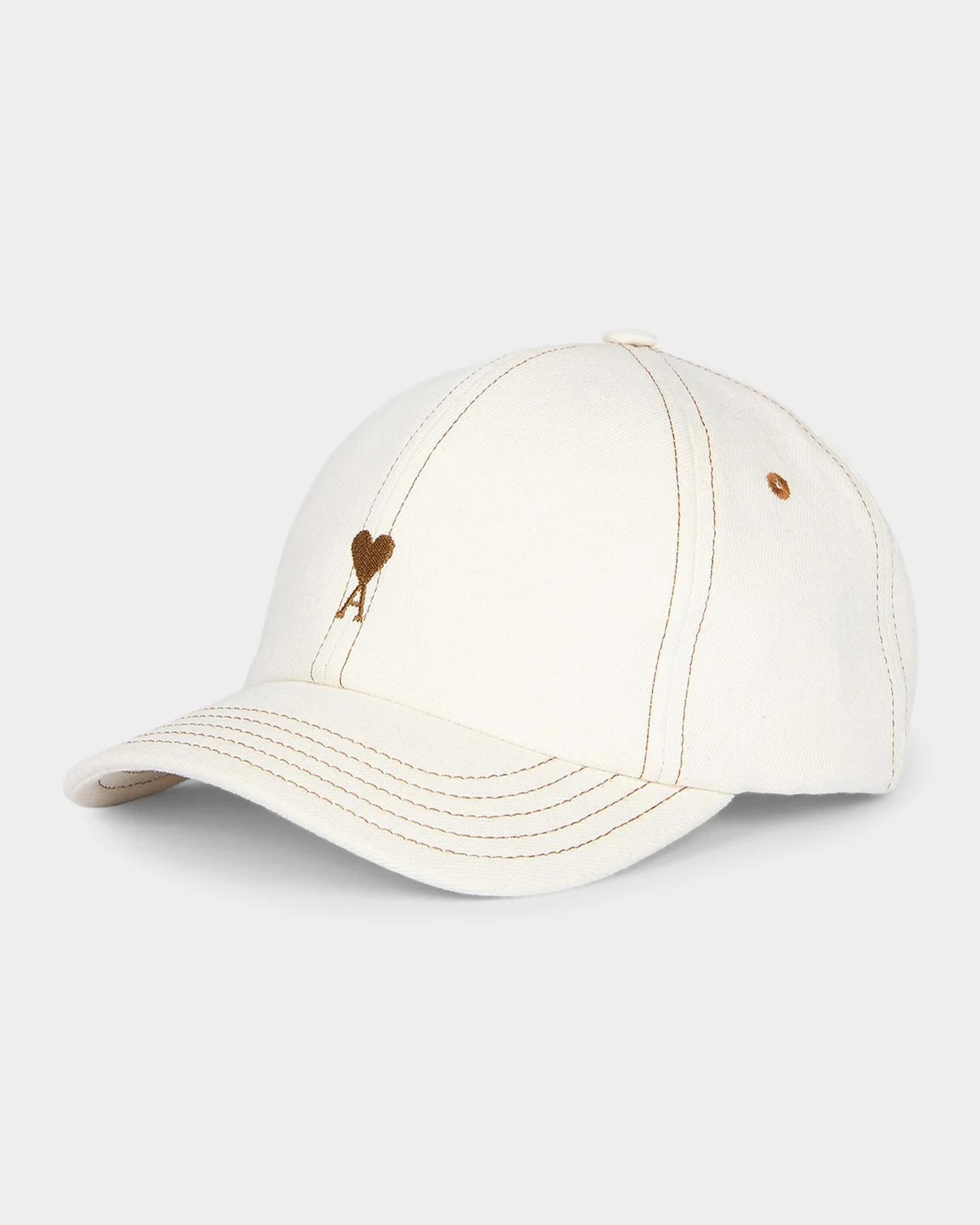 Ami Paris Embroidered Cotton Cap | Neiman Marcus