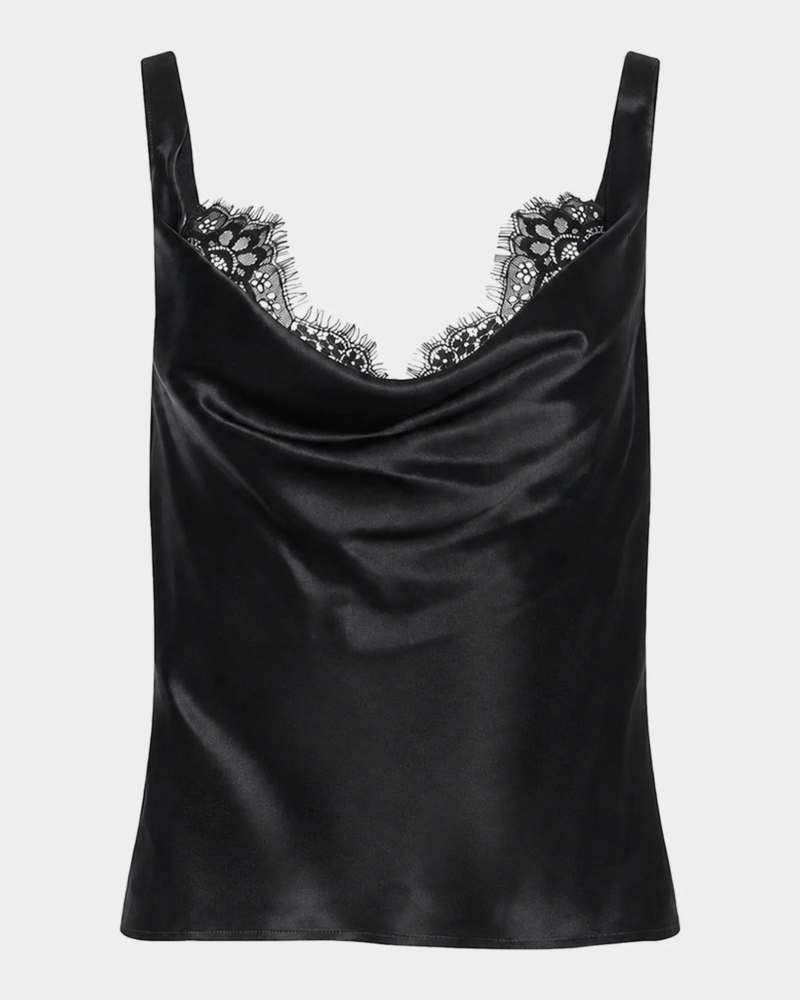 L'AGENCE Evadne Silk Lace Camisole | Neiman Marcus