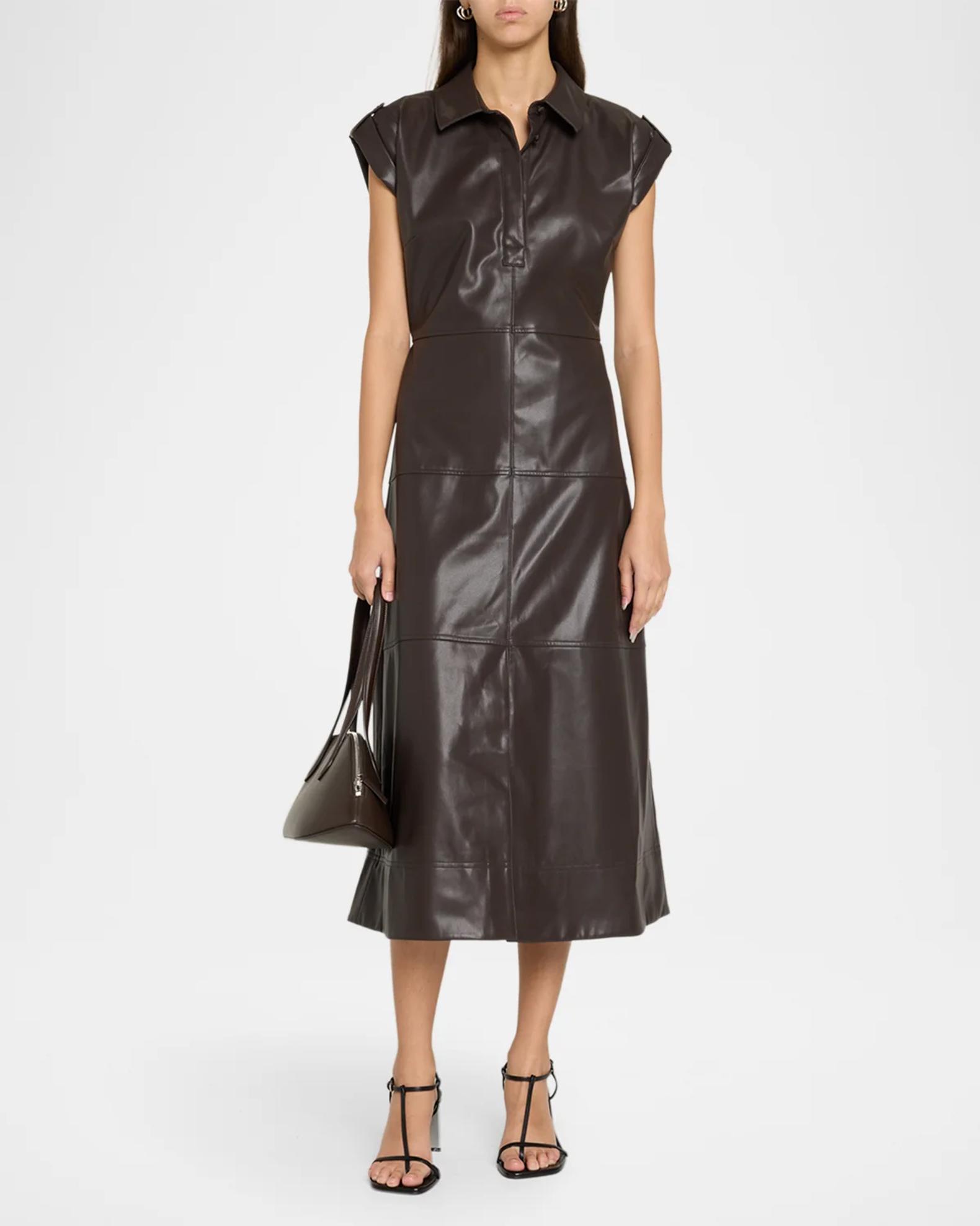 Tanya Taylor | Shivi Dress | Dark Fig Midi Dress