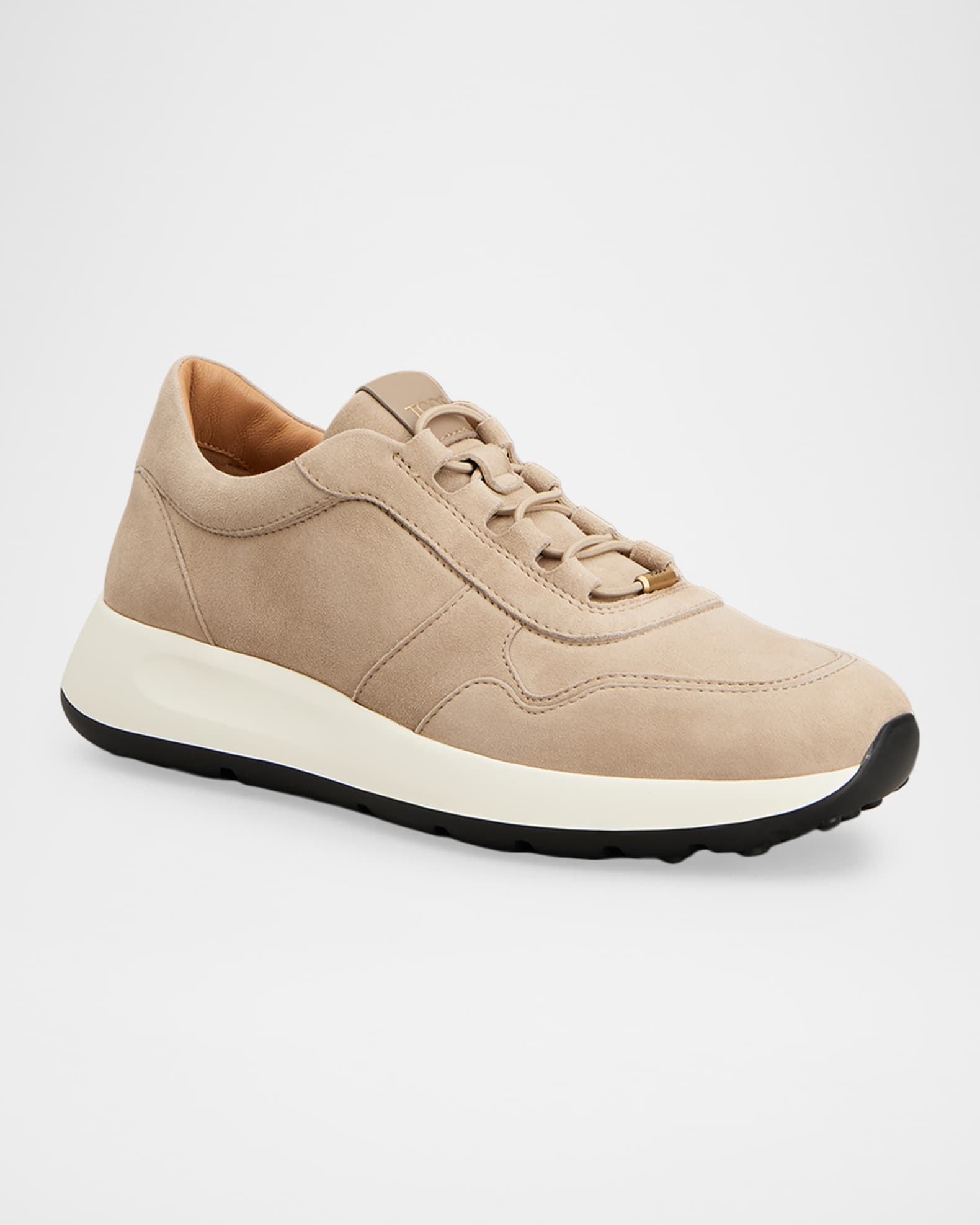 Tod's Sportiva Suede Trainer Sneakers | Neiman Marcus