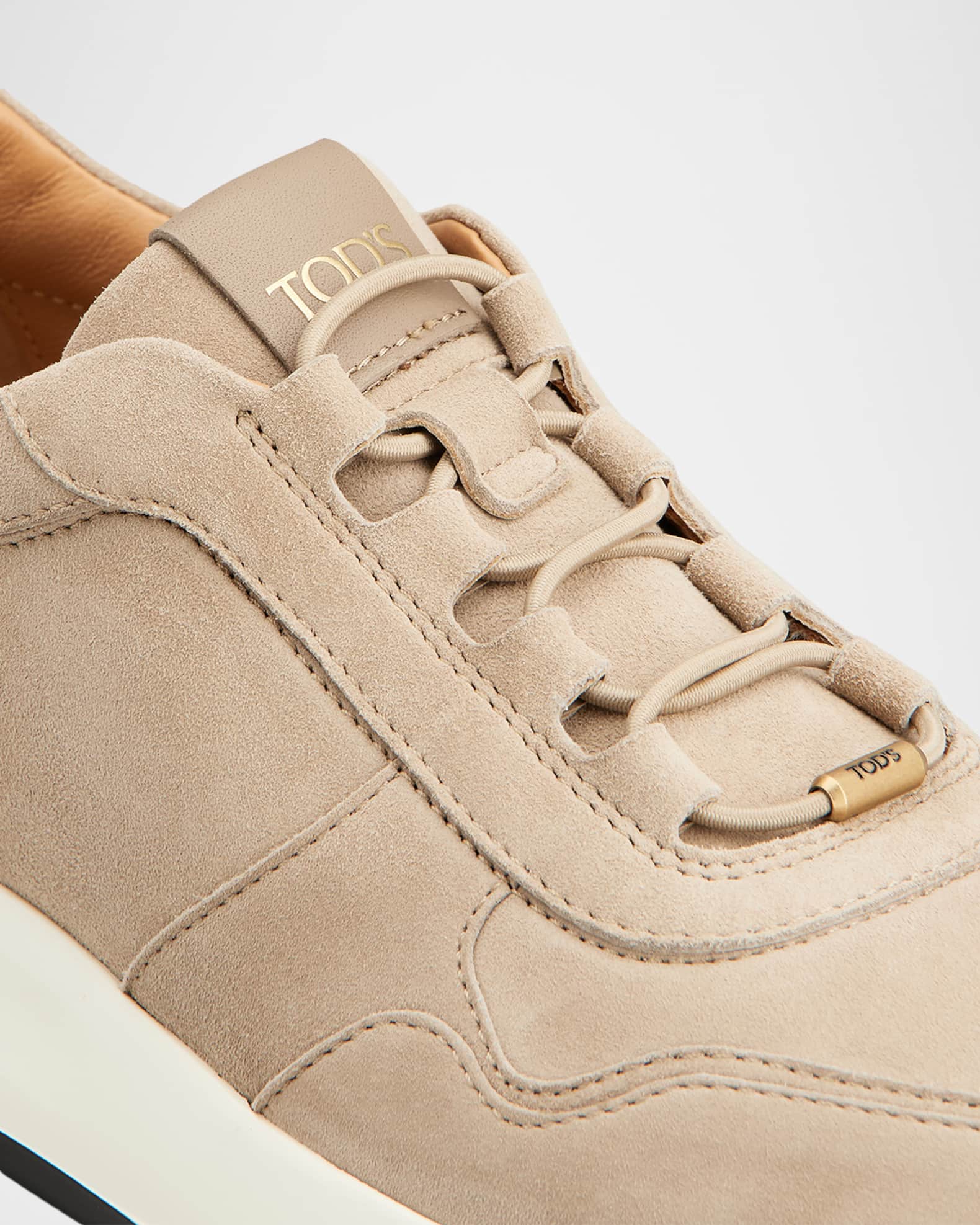 Tod's Sportiva Suede Trainer Sneakers | Neiman Marcus