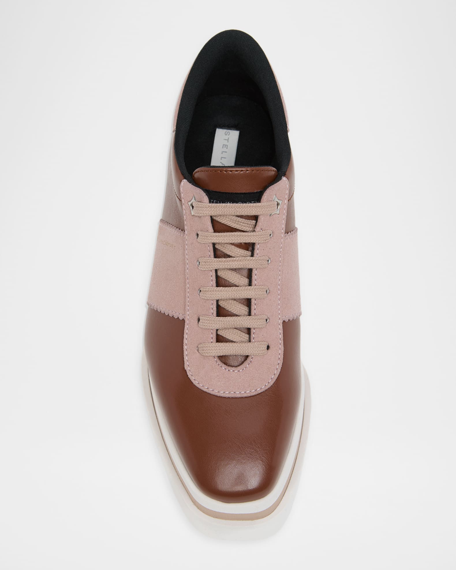 Stella McCartney Sneak-Elyse Faux-Leather Platform Sneakers