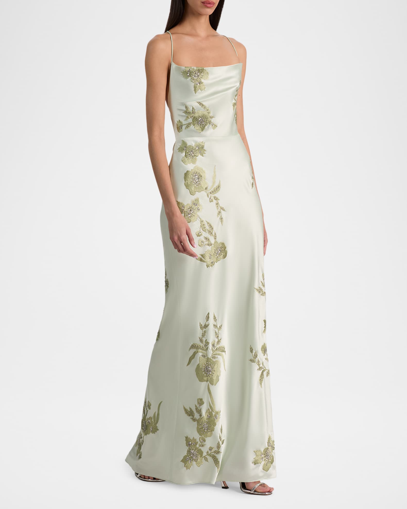 alice and olivia maxi dress + Women's Delora Dress, Garden Brunch Black, 0 at Amazon Women's Clothing store while braided ties add a soft FIFI MAXI DRESS in VENUS