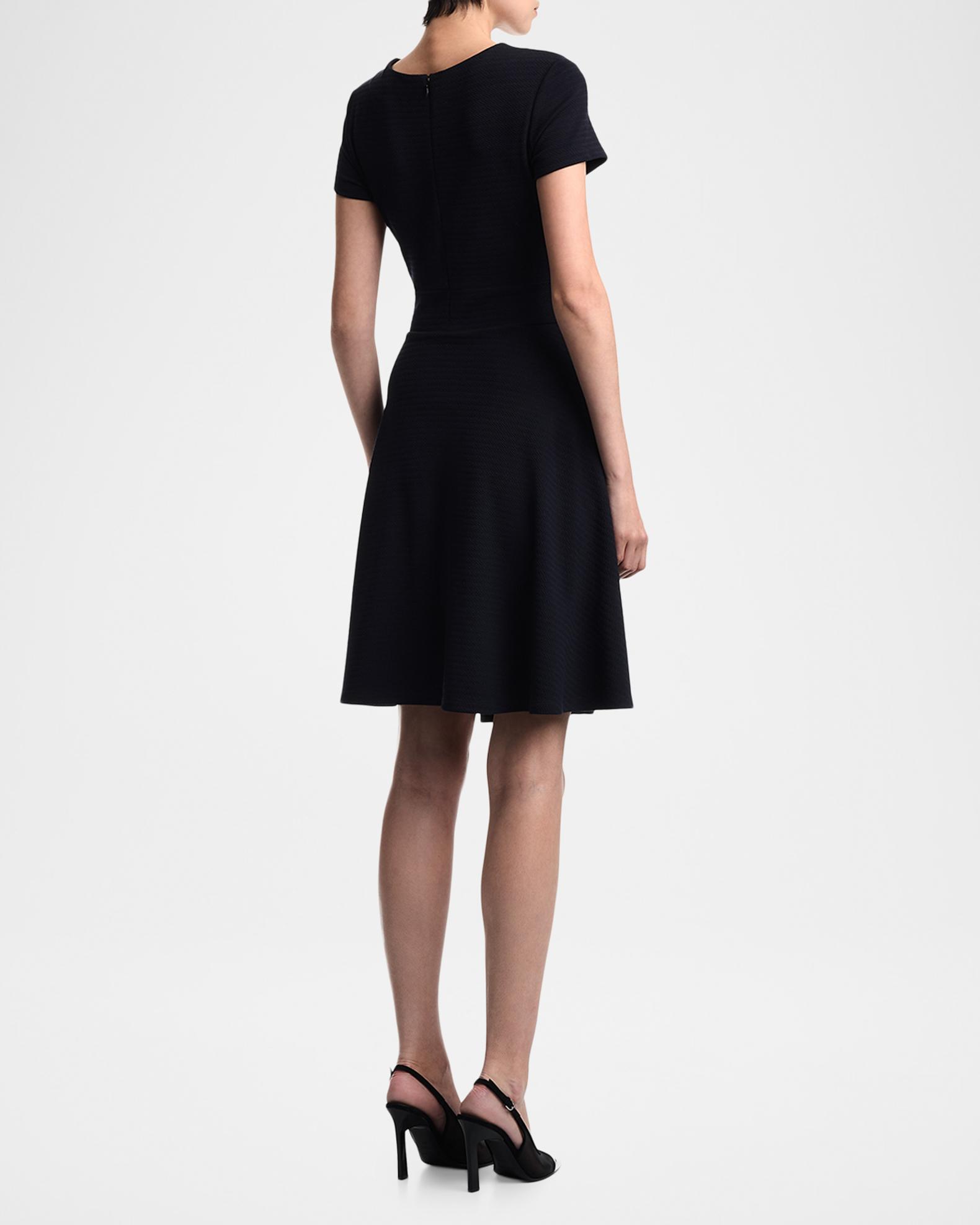 emporio armani knit dress Textured A-Line Midi x-sibling-handle:jasmine-halter-dress-marine-blue