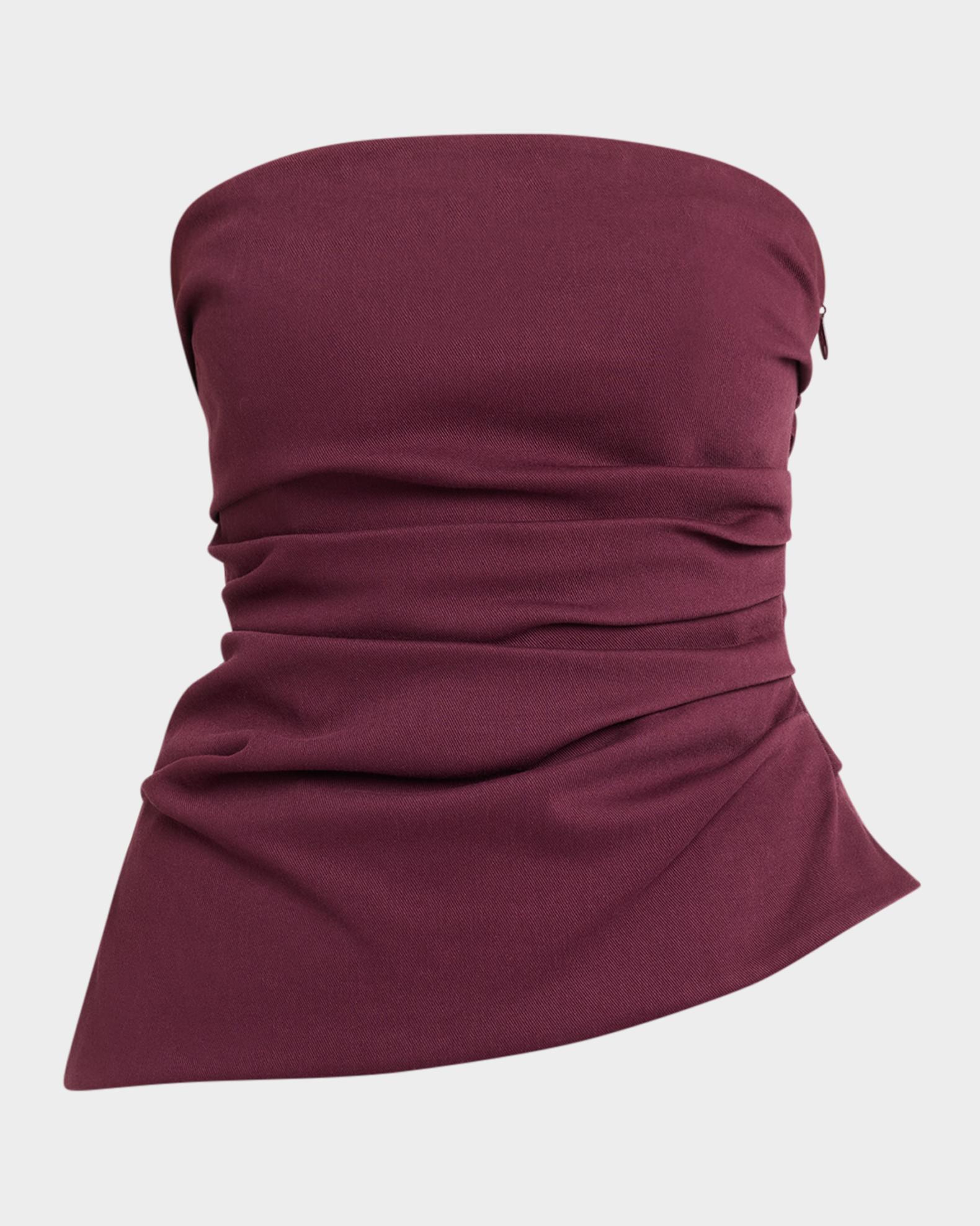 SIMKHAI Emerson Ruched Sleeveless Top | Neiman Marcus