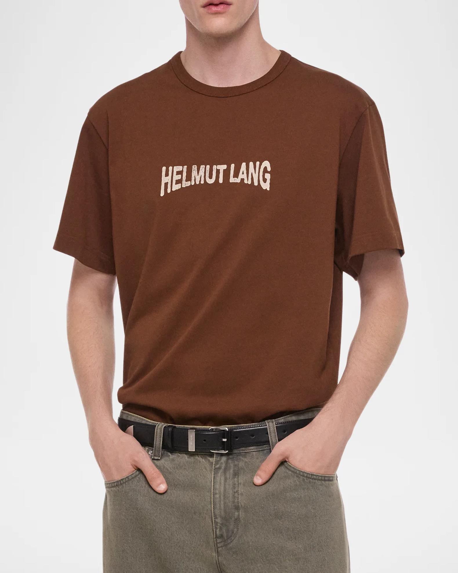 Helmut Lang Men's Logo T-Shirt | Neiman Marcus