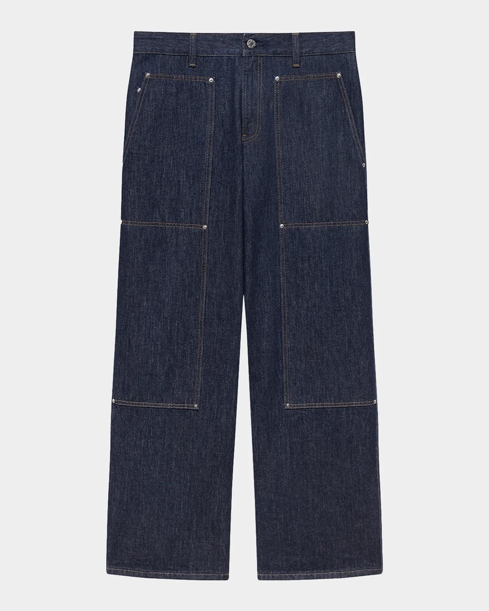 Helmut Lang Dark Wash Carpenter Jeans | Neiman Marcus
