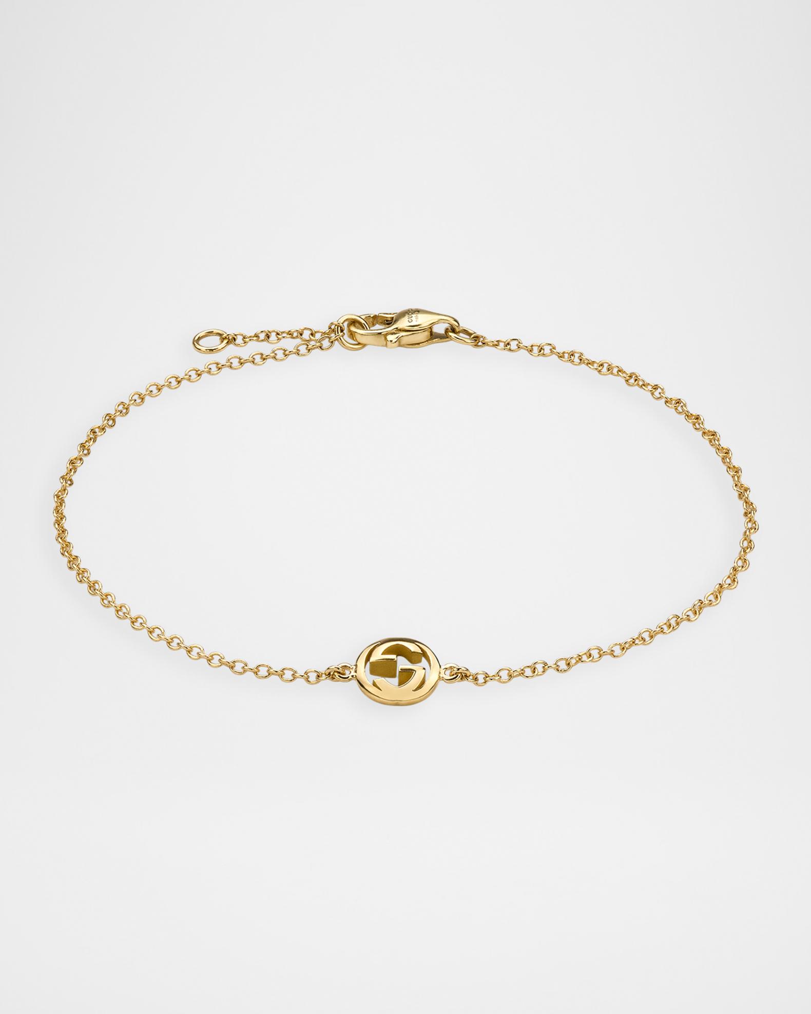 Gucci Gucci Interlocking 18K Yellow Gold Chain Bracelet | Neiman