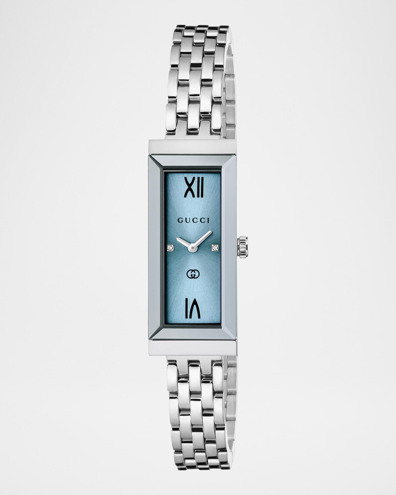 Gucci G-Frame 14x34mm Watch, Light Blue | Neiman Marcus