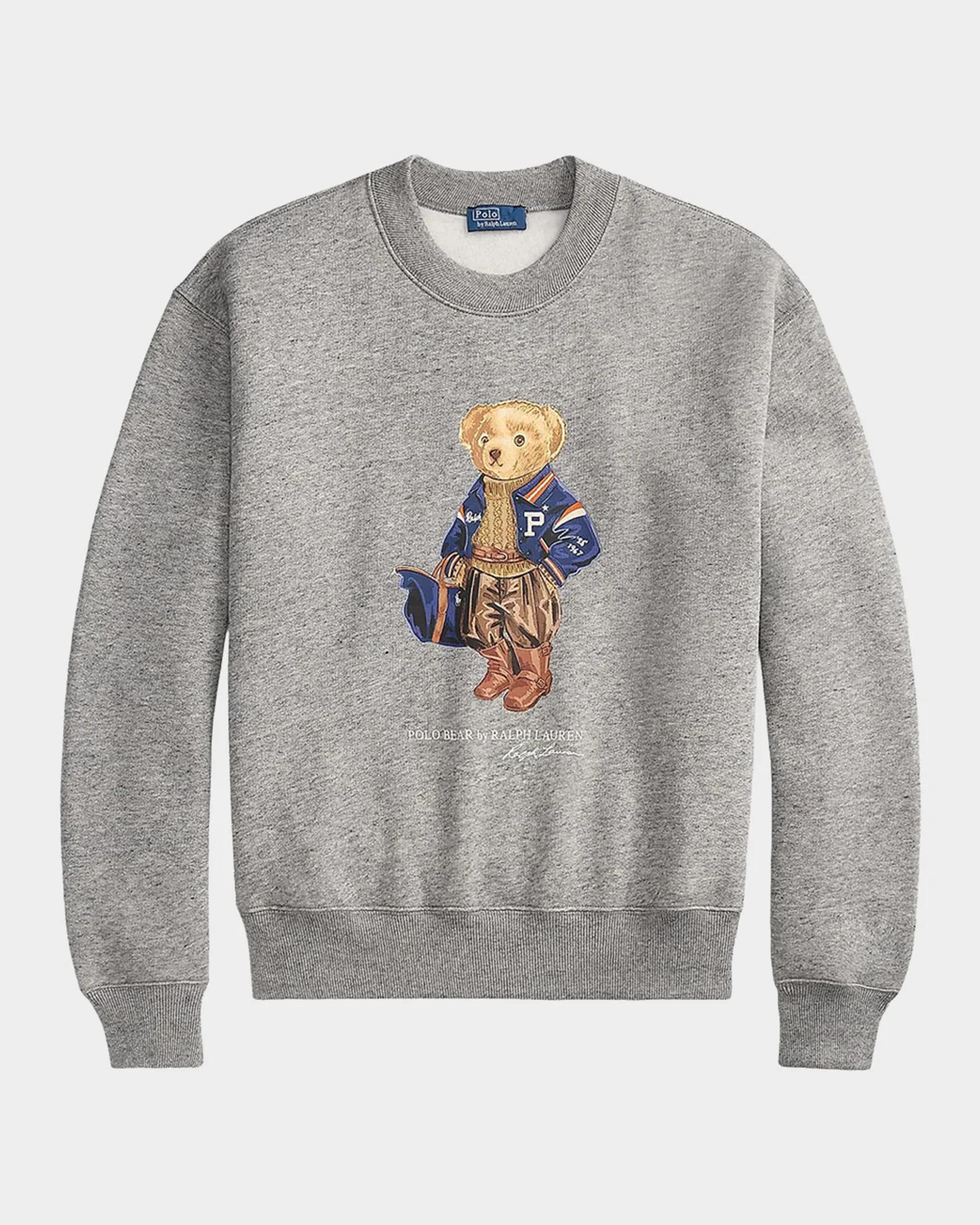 Polo Ralph Lauren Polo Bear Cotton-Blend Fleece Sweatshirt | Neiman Marcus