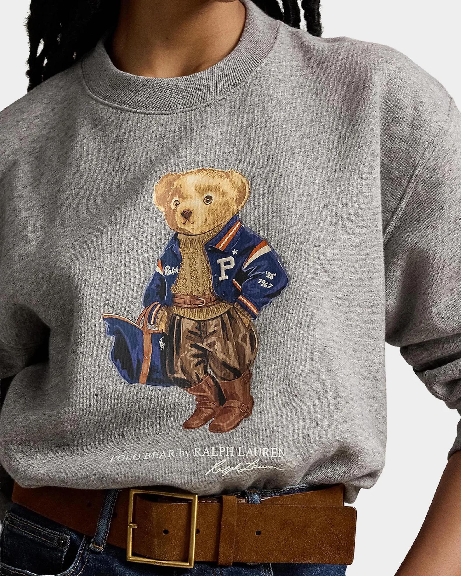 Polo Ralph Lauren Polo Bear Cotton-Blend Fleece Sweatshirt | Neiman Marcus