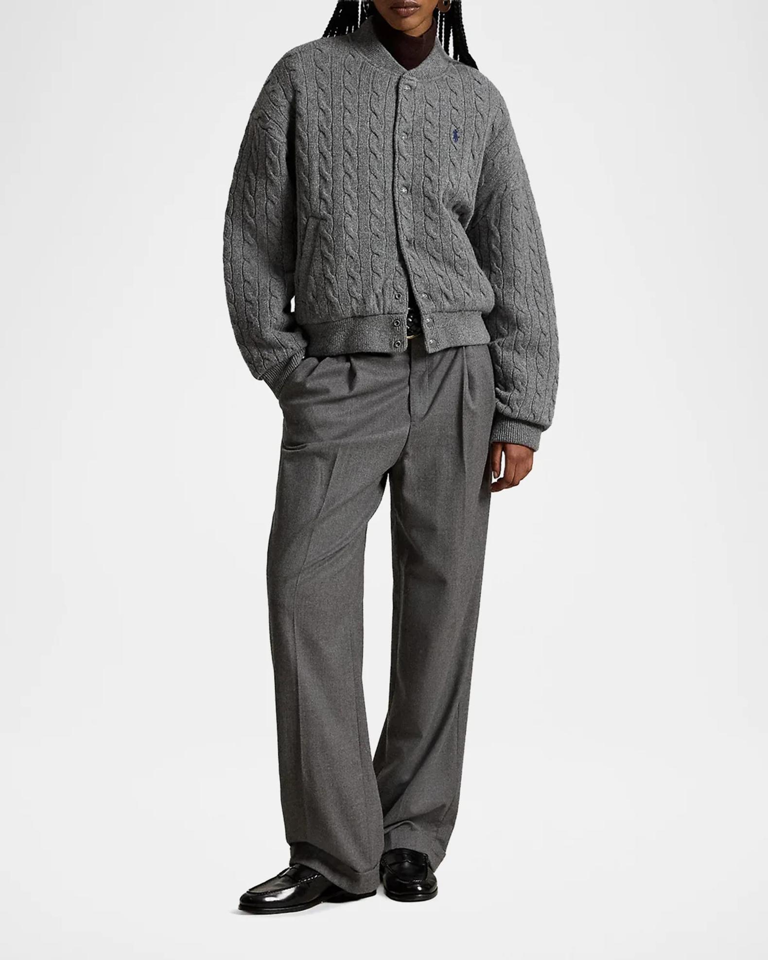 Polo by Ralph Lauren グレー ネイビージャケット2点 Polo Ralph Lauren Cable-Knit Wool-Cashmere Snapped Jacket | Neiman
