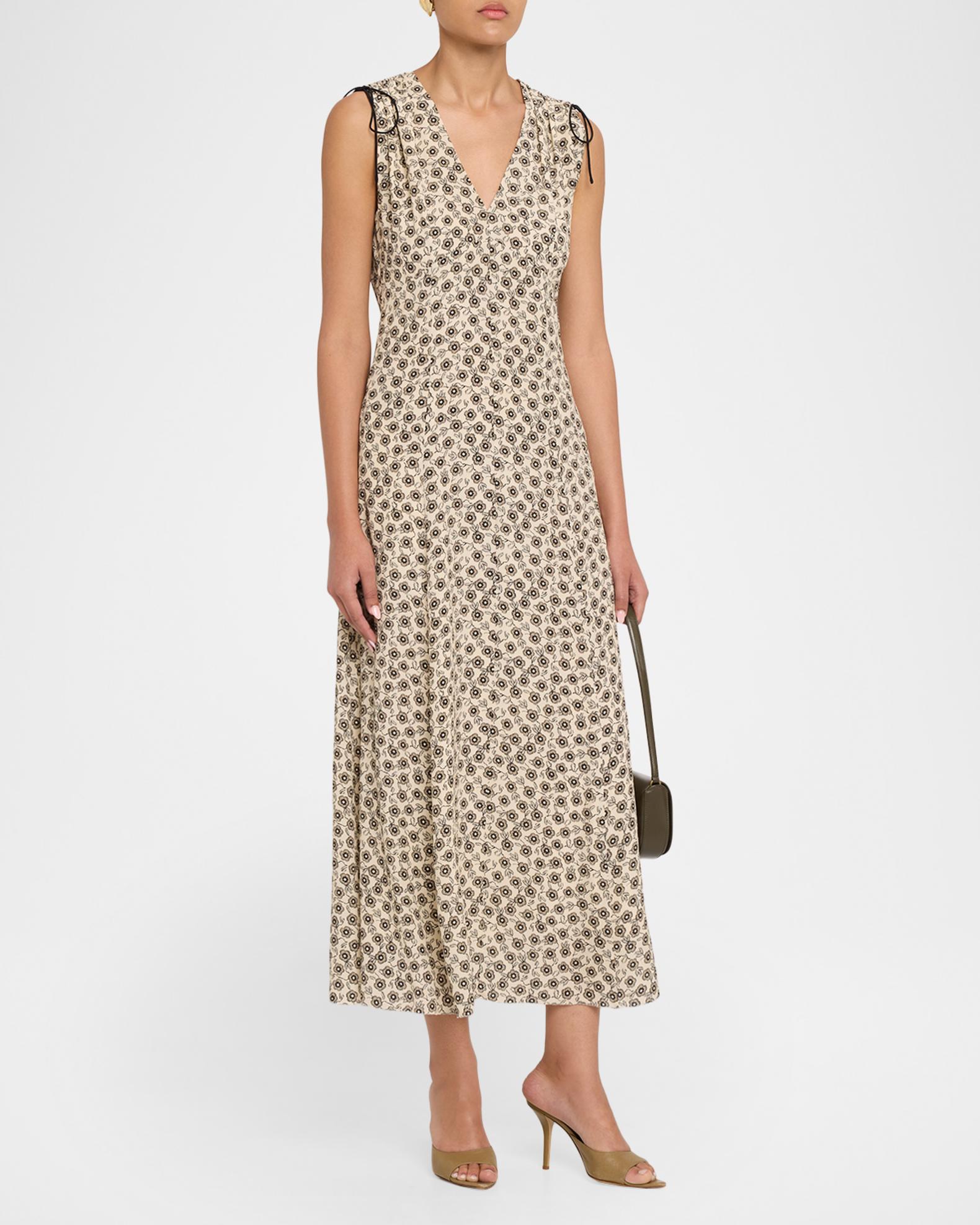 rag & bone Emmet Floral Midi Dress | Neiman Marcus