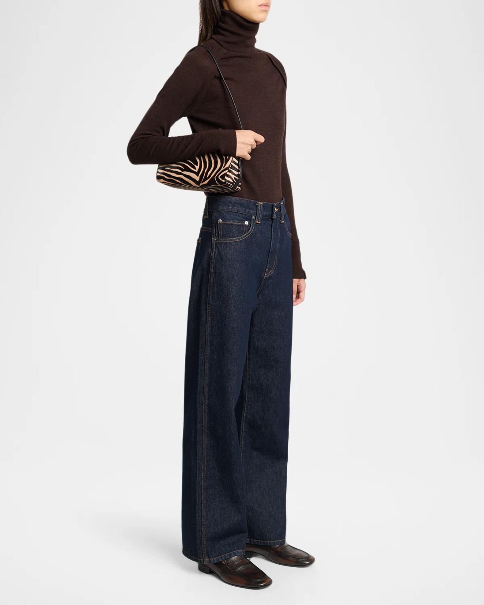 Veronica Beard Ziger Prism Calf Hair Shoulder Bag | Neiman Marcus