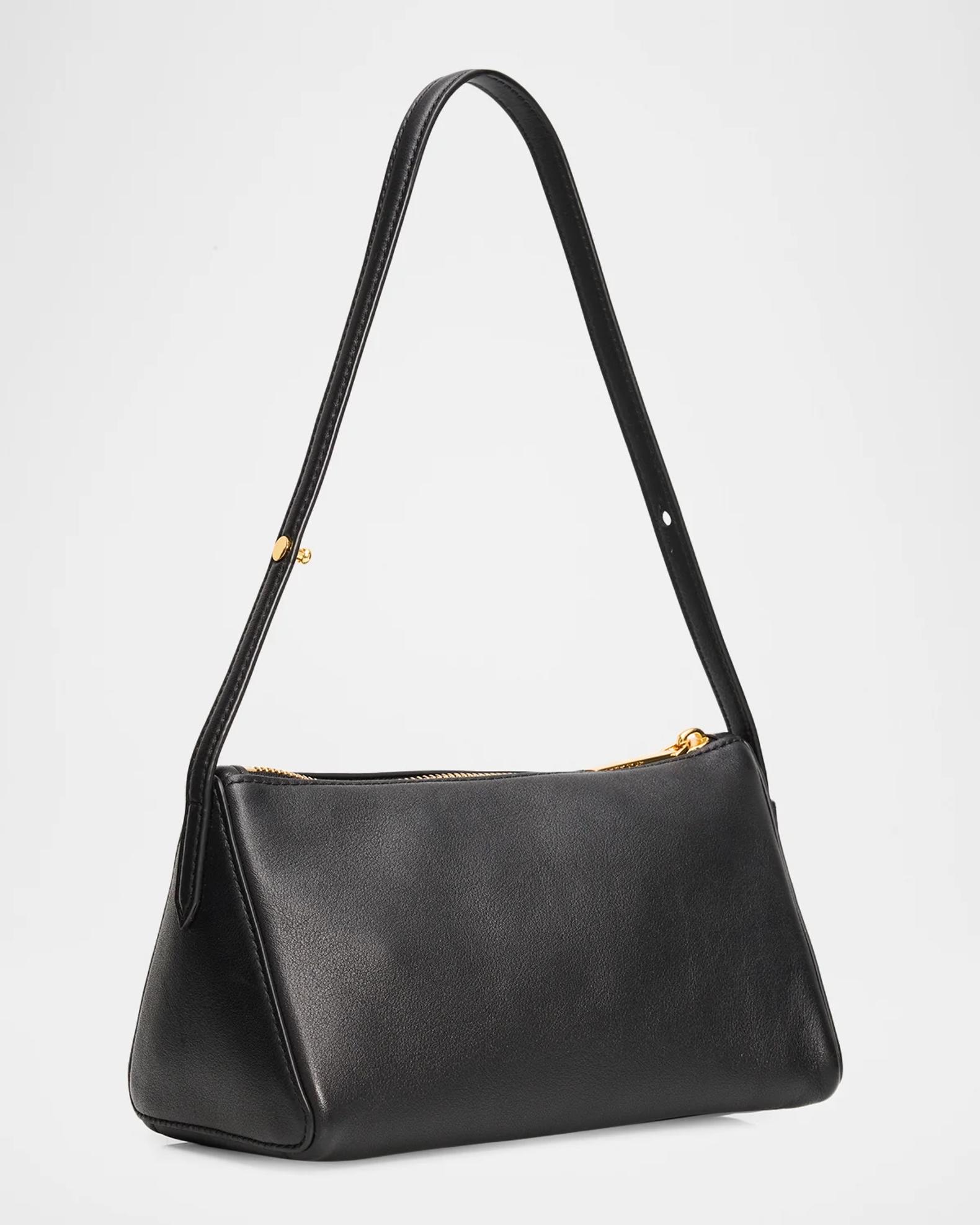 Veronica Beard Prism Triangular Leather Shoulder Bag | Neiman Marcus