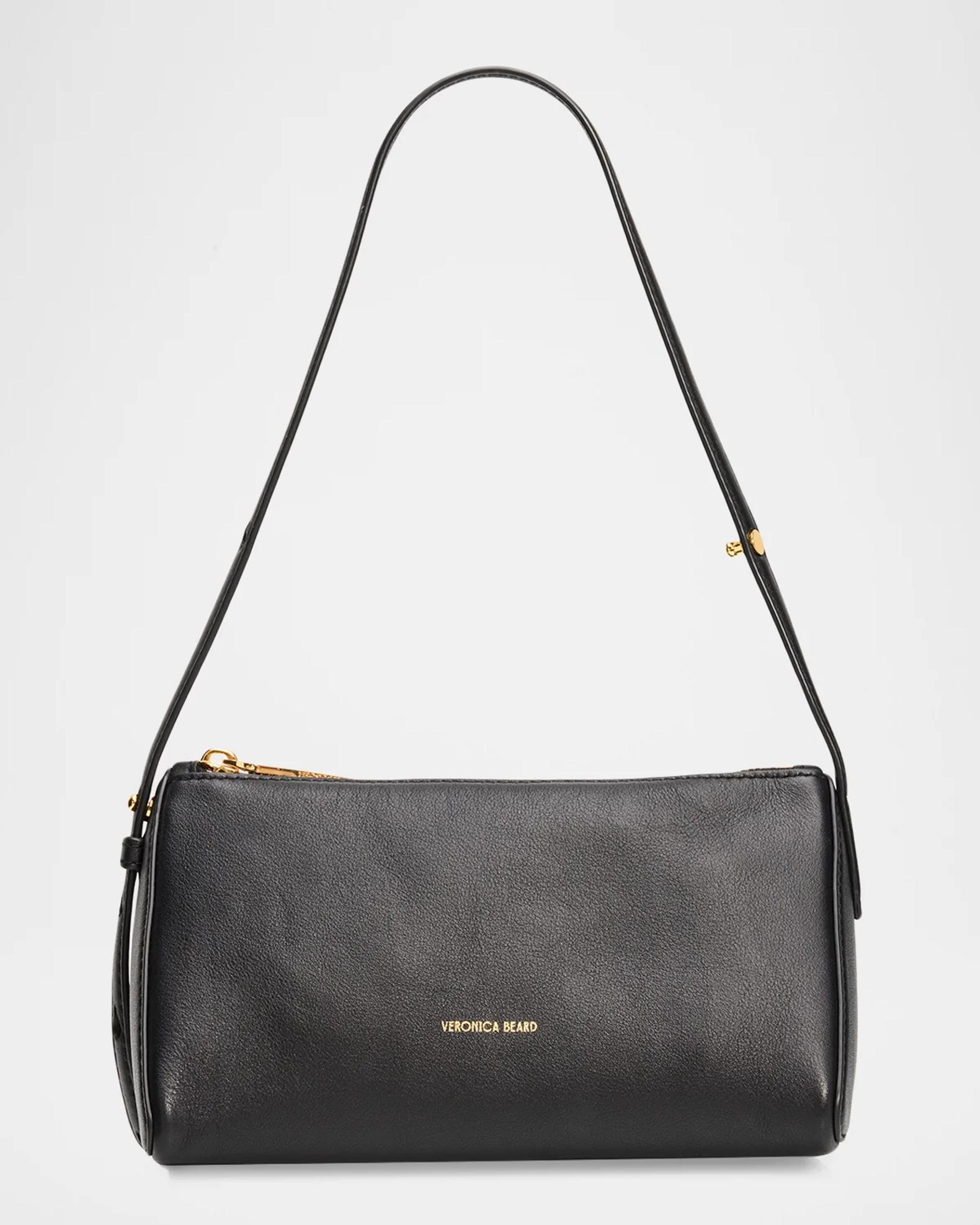 Veronica Beard Prism Triangular Leather Shoulder Bag | Neiman Marcus