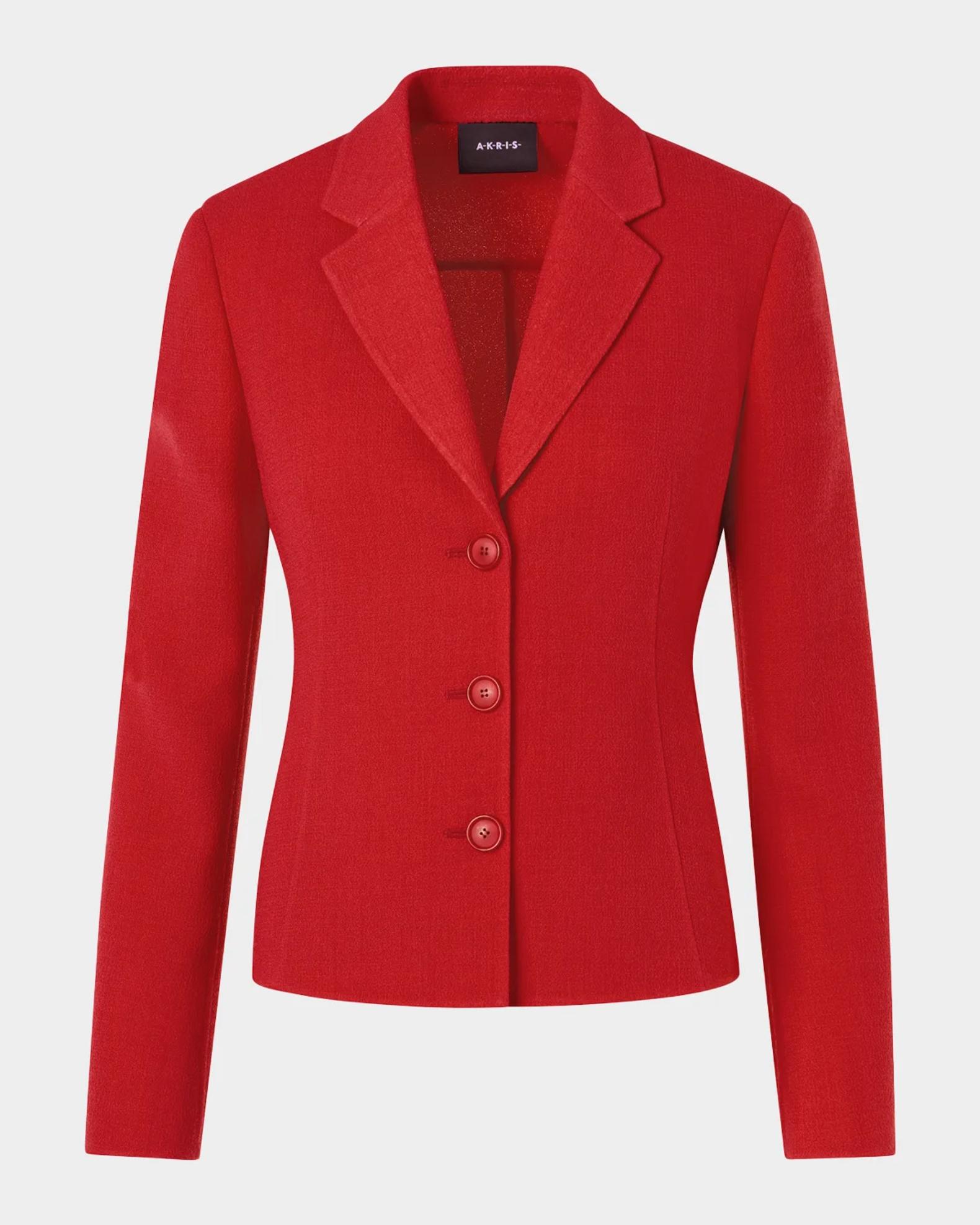 Akris Norse Wool Crepe Jacket | Neiman Marcus