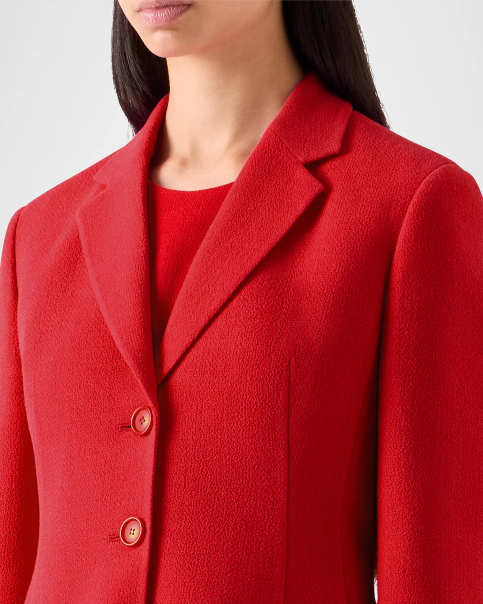Akris Norse Wool Crepe Jacket | Neiman Marcus