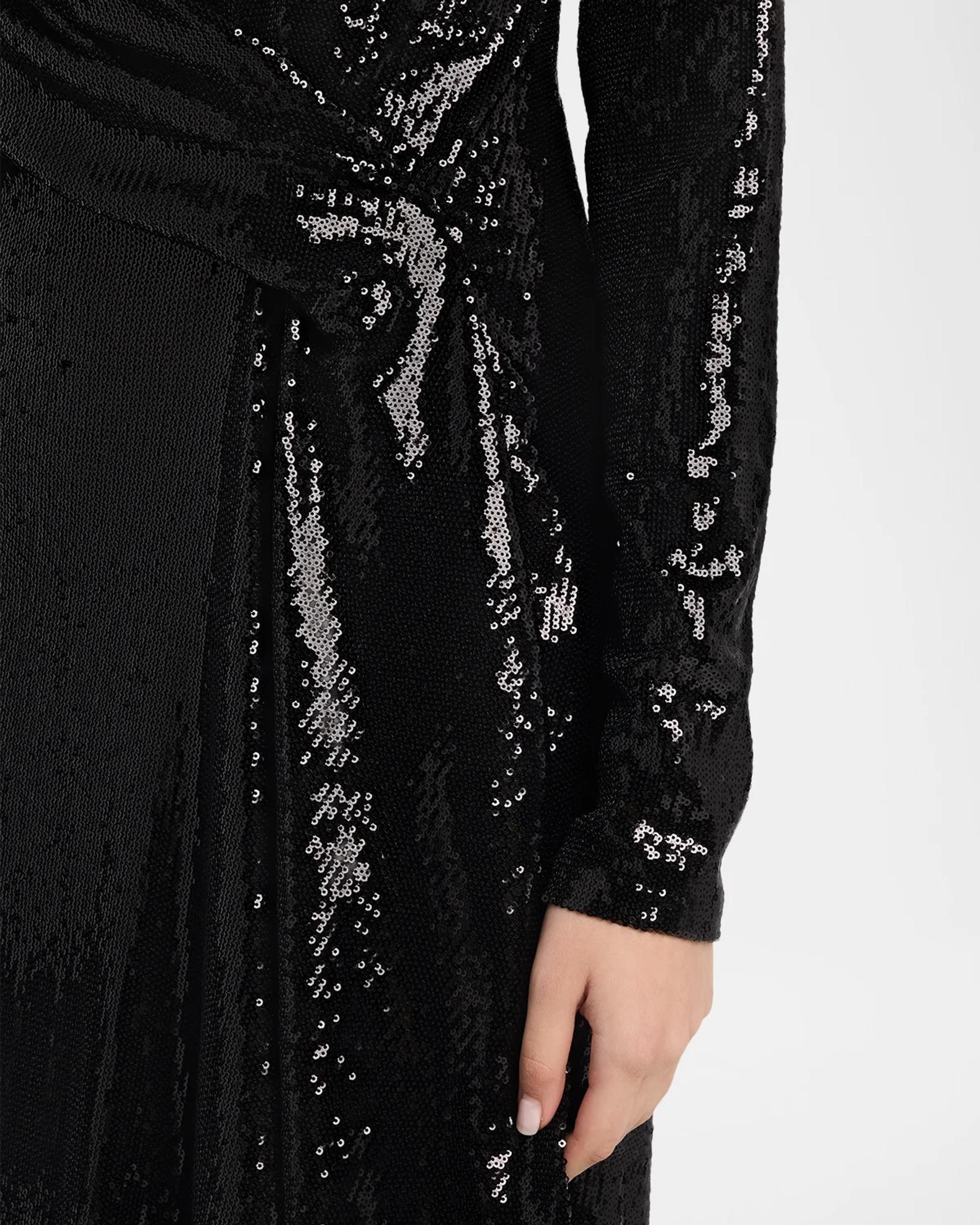 Kate Barton Kate Draped Sequin Column Gown | Neiman Marcus