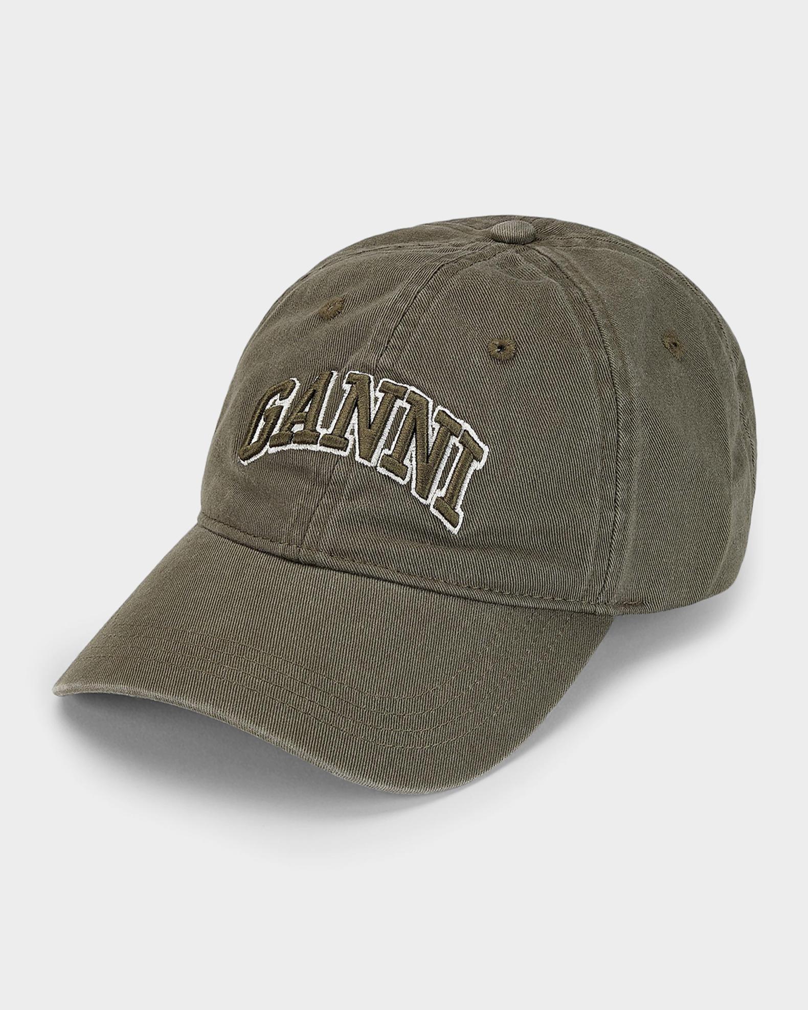 GANNI Washed Cotton Cap ロゴキャップ Ganni Washed Cotton Canvas Baseball Cap | Neiman Marcus